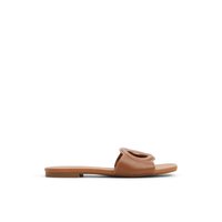 Main view of Cognac Navina Slides for women.