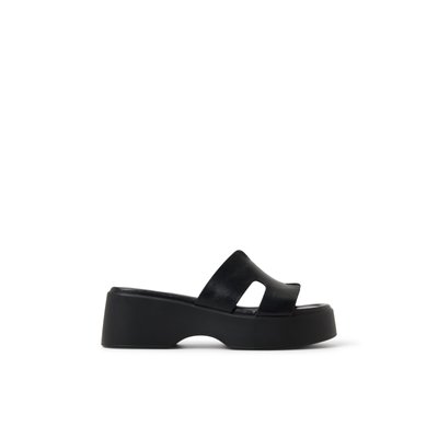ALUMNAE 黒ミュール Alumnae Leather Mules - Size 9 US