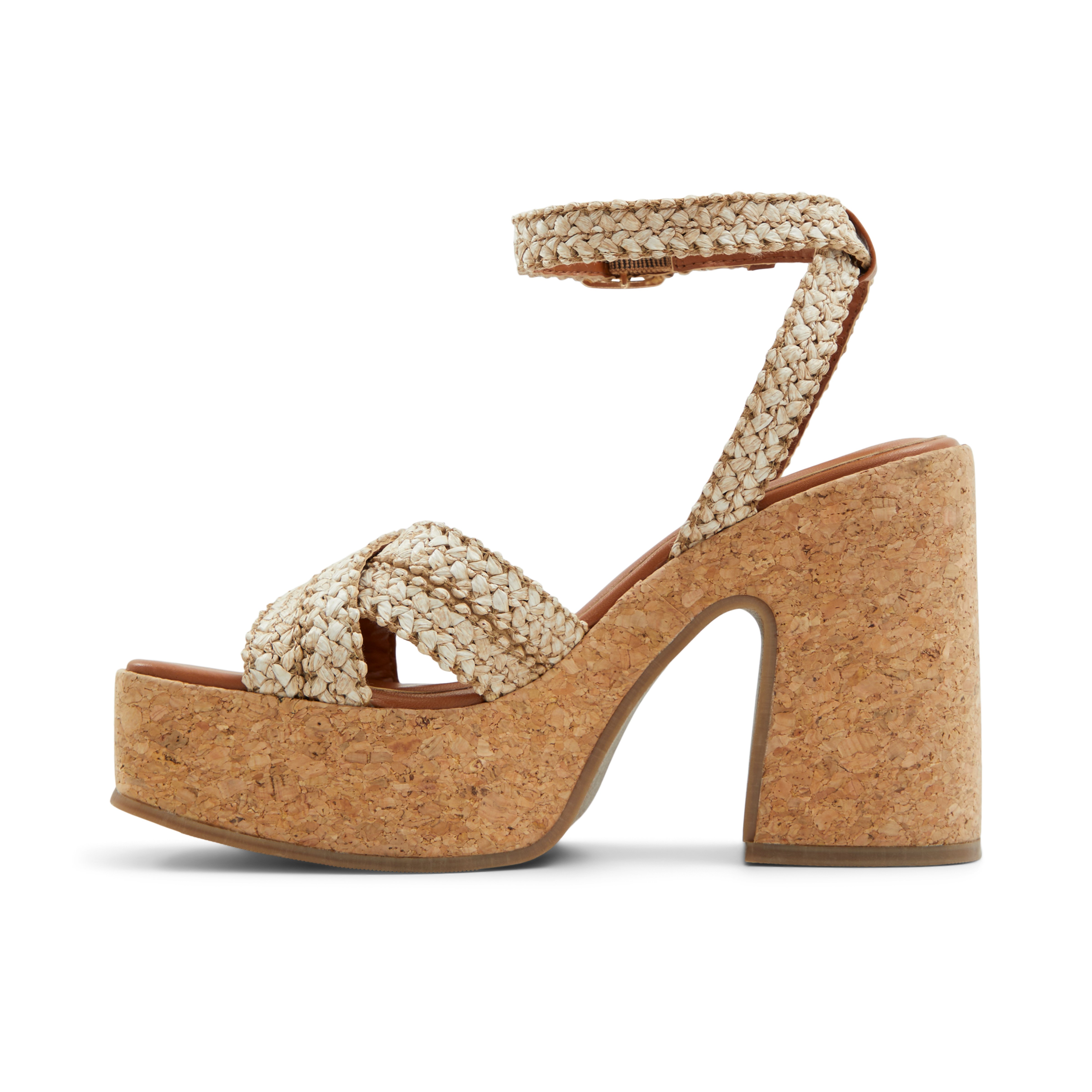 Alanii High heel chunky platform sandals