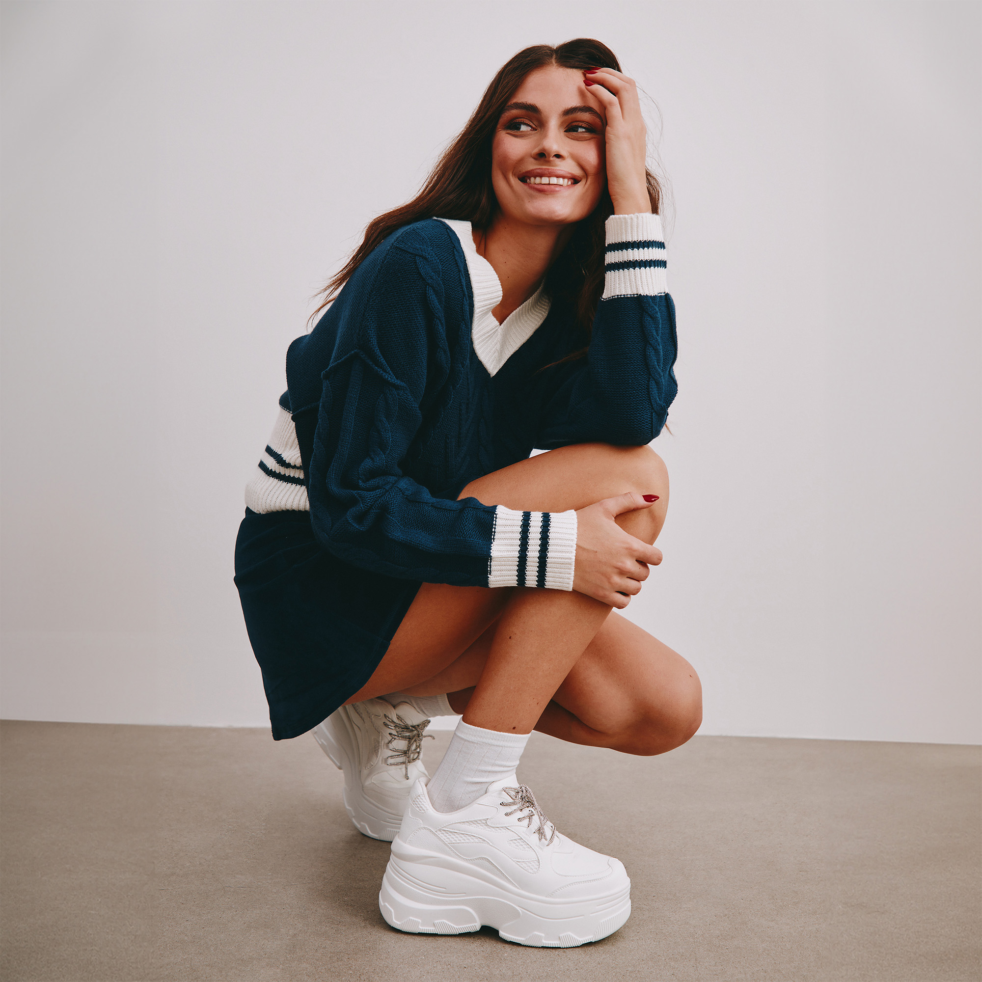 Alasandra White Women's Wedge Sneakers Call It Spring Canada