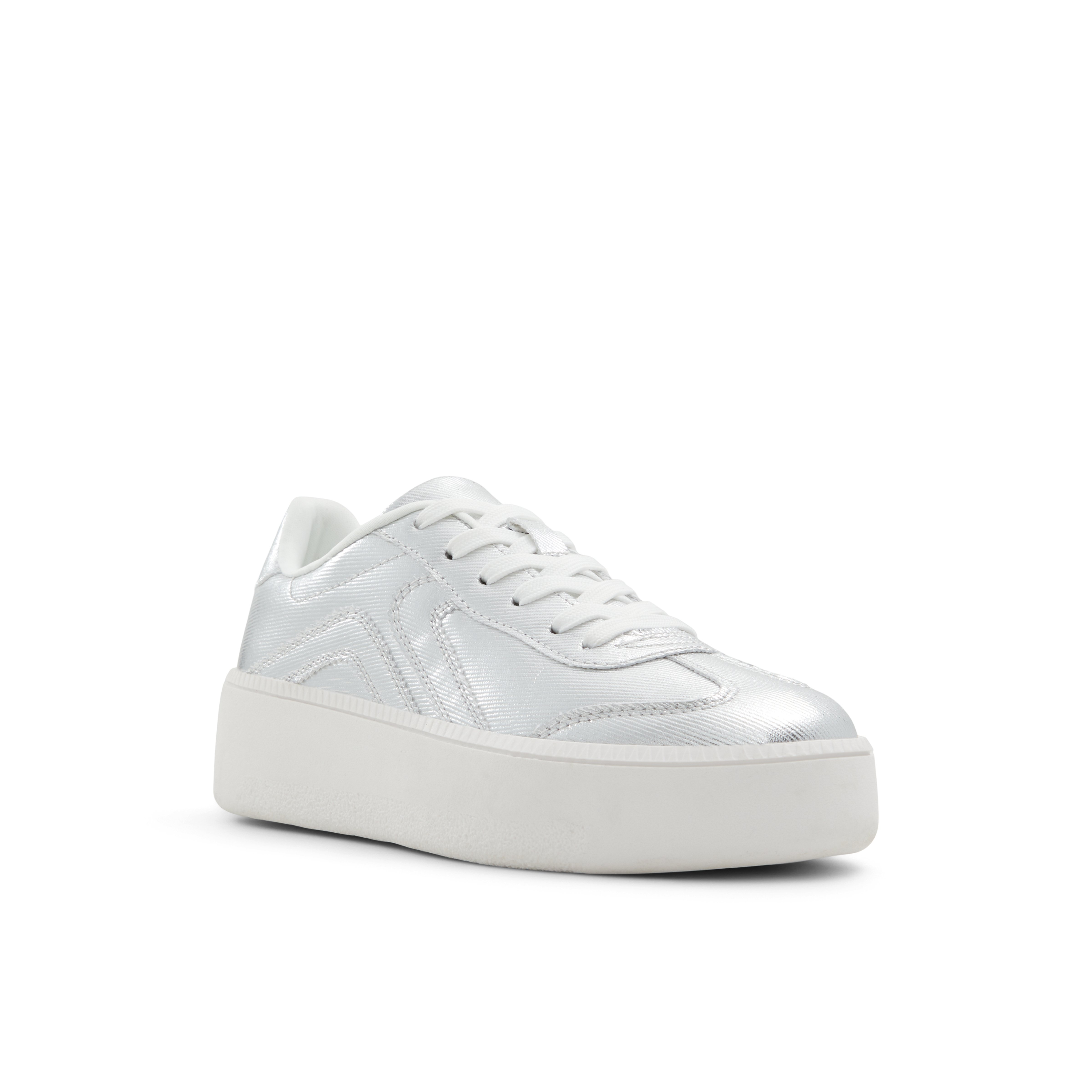 Alixe Silver Women's Retro Sneakers