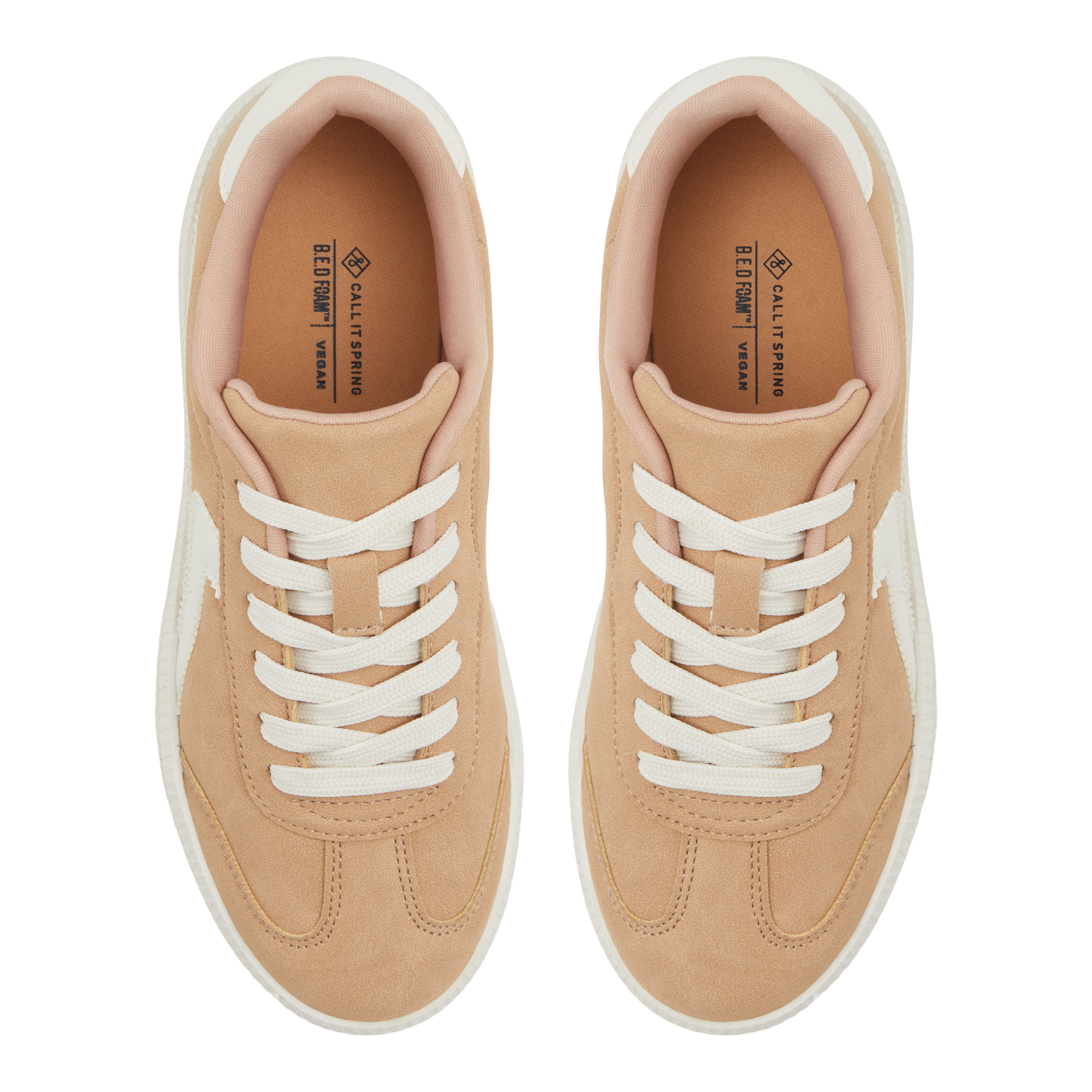 Alixe Medium Beige Women's Retro Sneakers