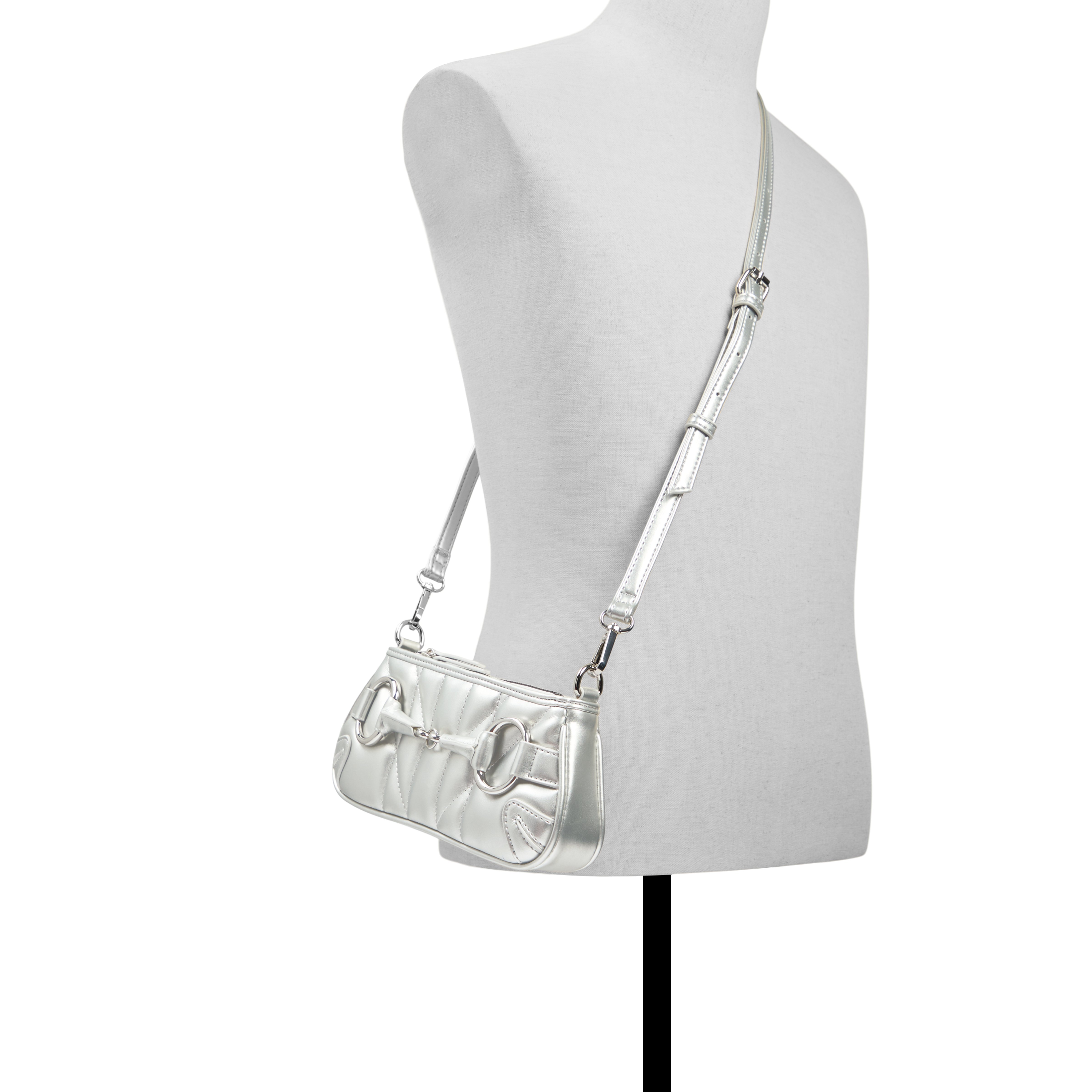 Alixx Silver Women's Shoulder Bags