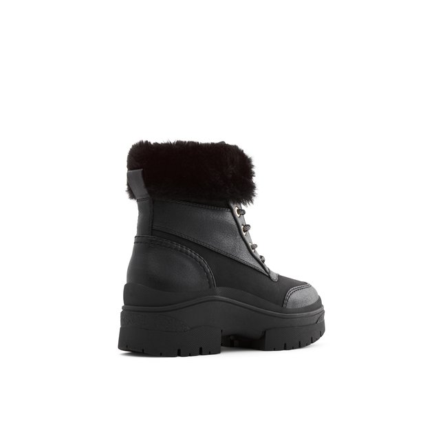 Alps Black Women's Lace-up Boots | Call It Spring Canada