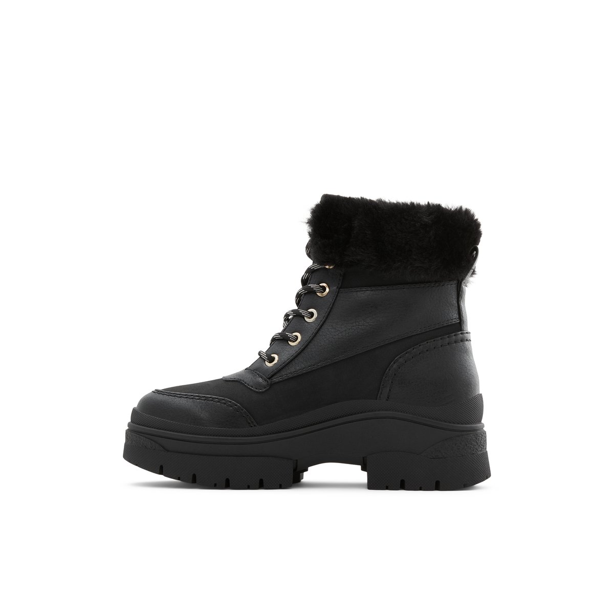 Alps Black Women's Lace-up Boots | Call It Spring Canada