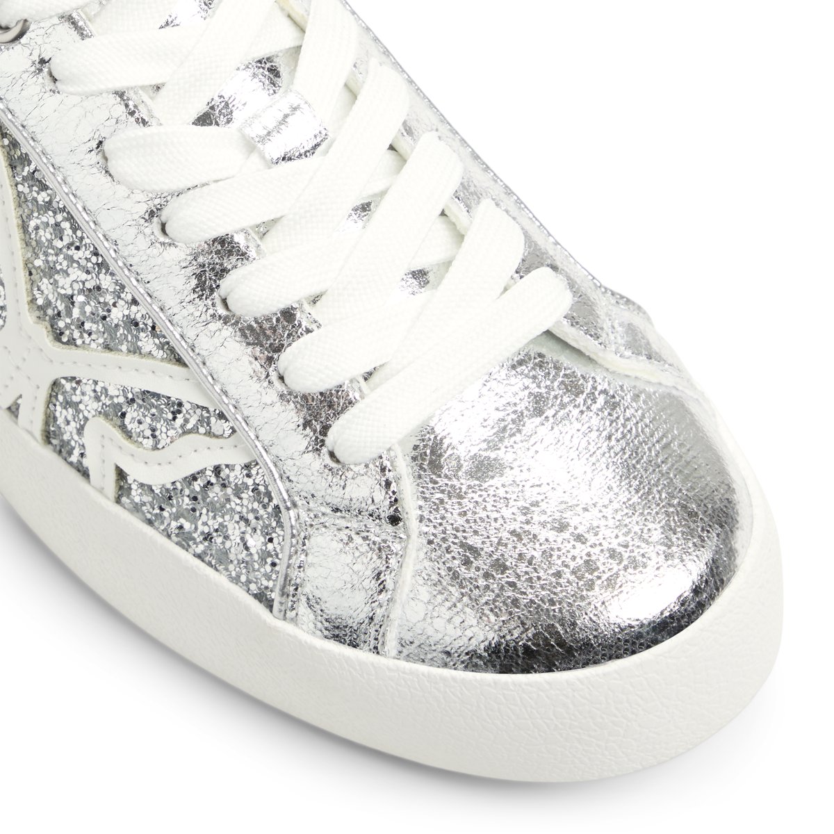 スタッズ☆メタリック【Call It Spring】Annik スニーカー Annik Silver Women's Lace Up Sneakers | Call It Spring Canada