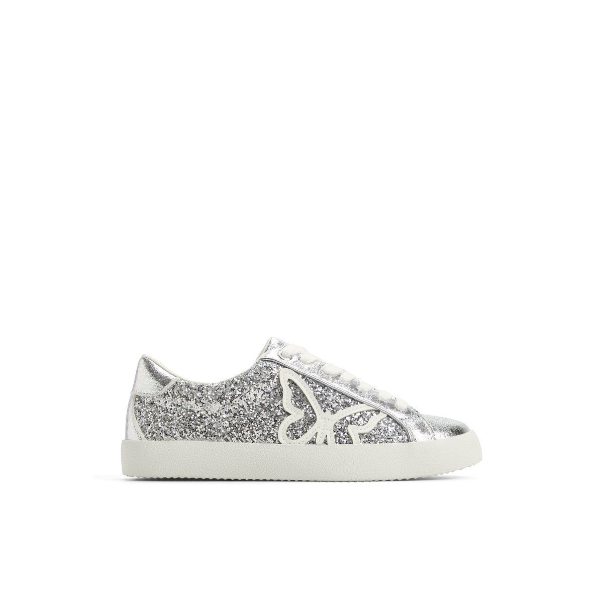 スタッズ☆メタリック【Call It Spring】Annik スニーカー Annik Silver Women's Lace Up Sneakers | Call It Spring Canada