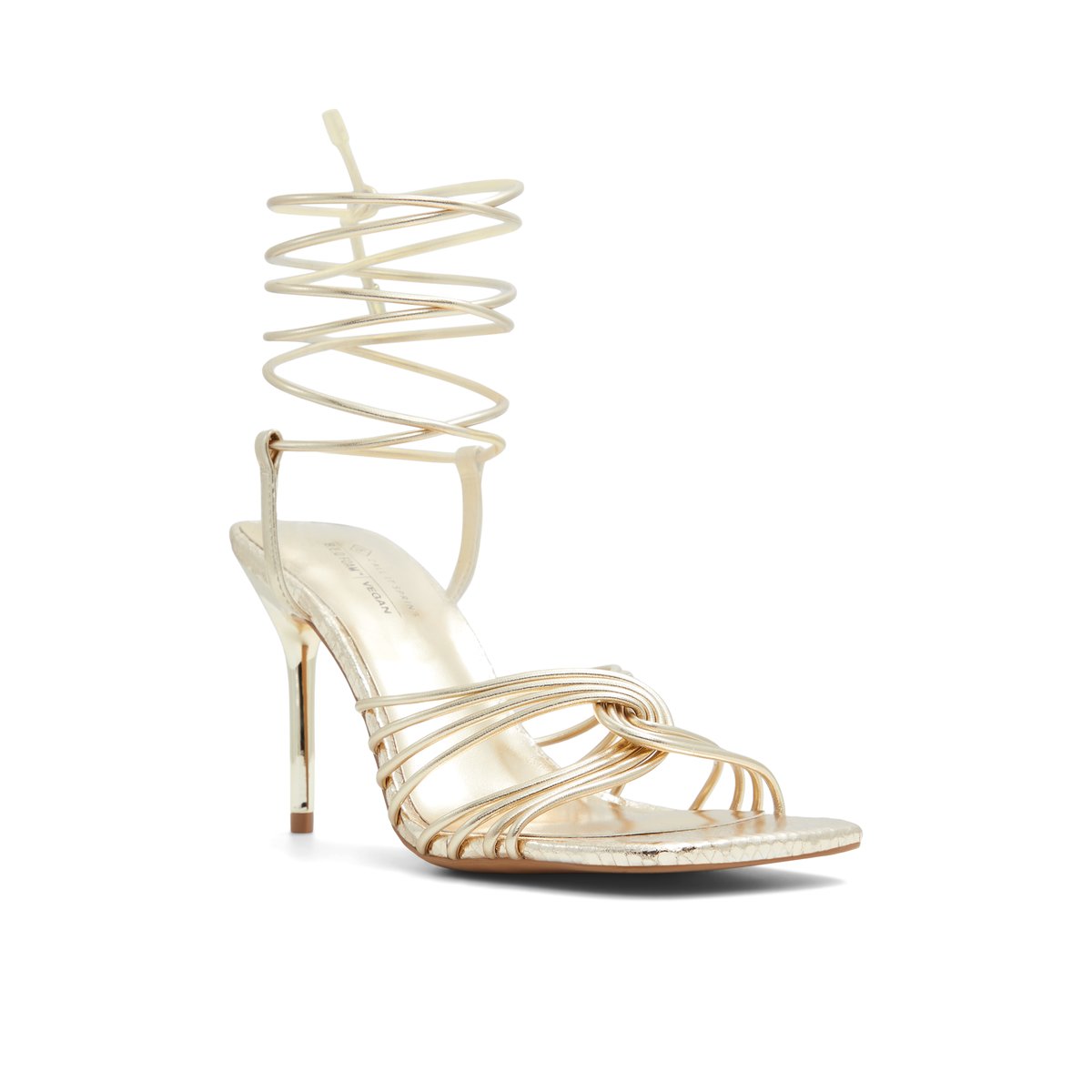 Anyaa Gold Women s Lace up heels Call It Spring Canada