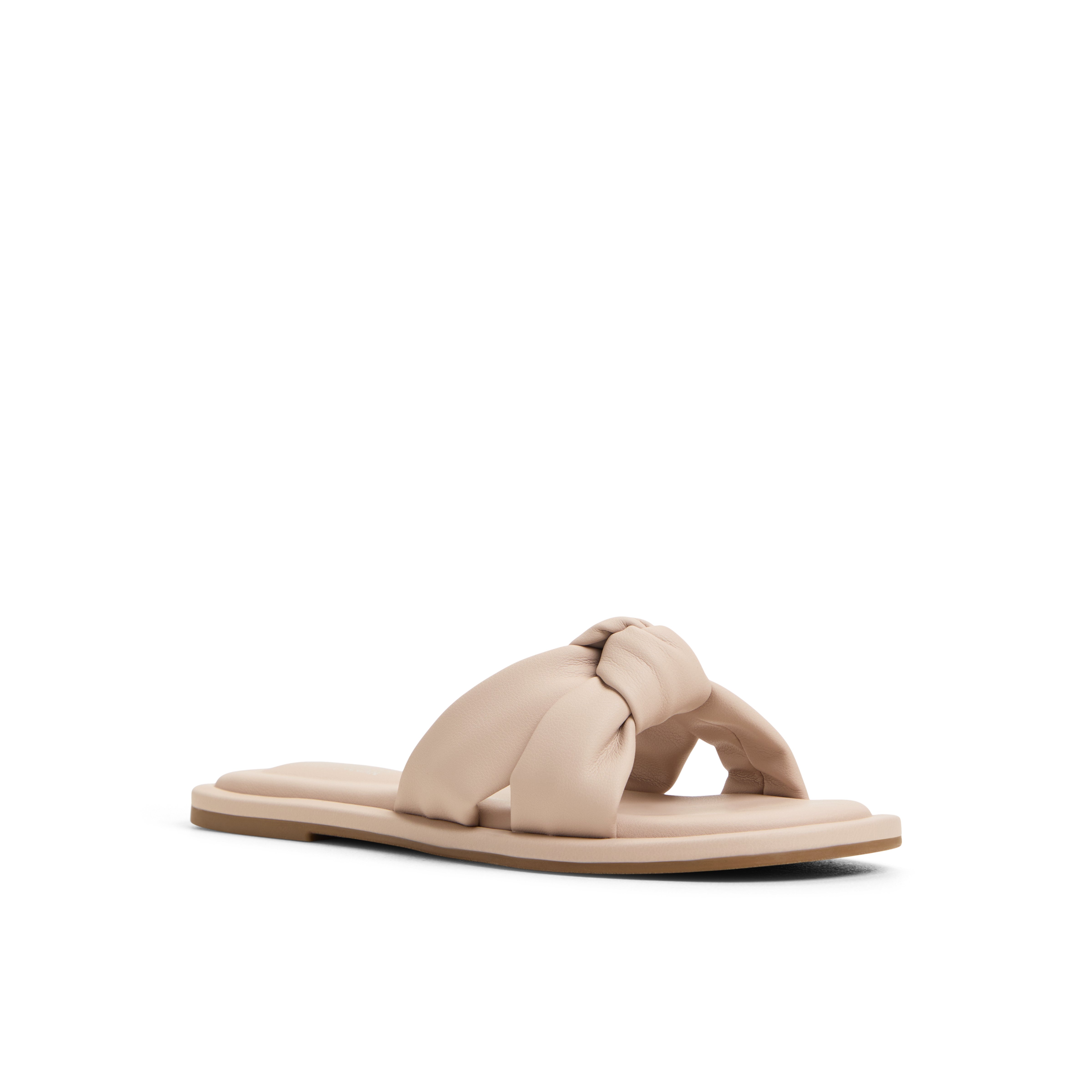Apricot Autre Beige Femmes Sandales à talons plats | Boutique Spring Canada