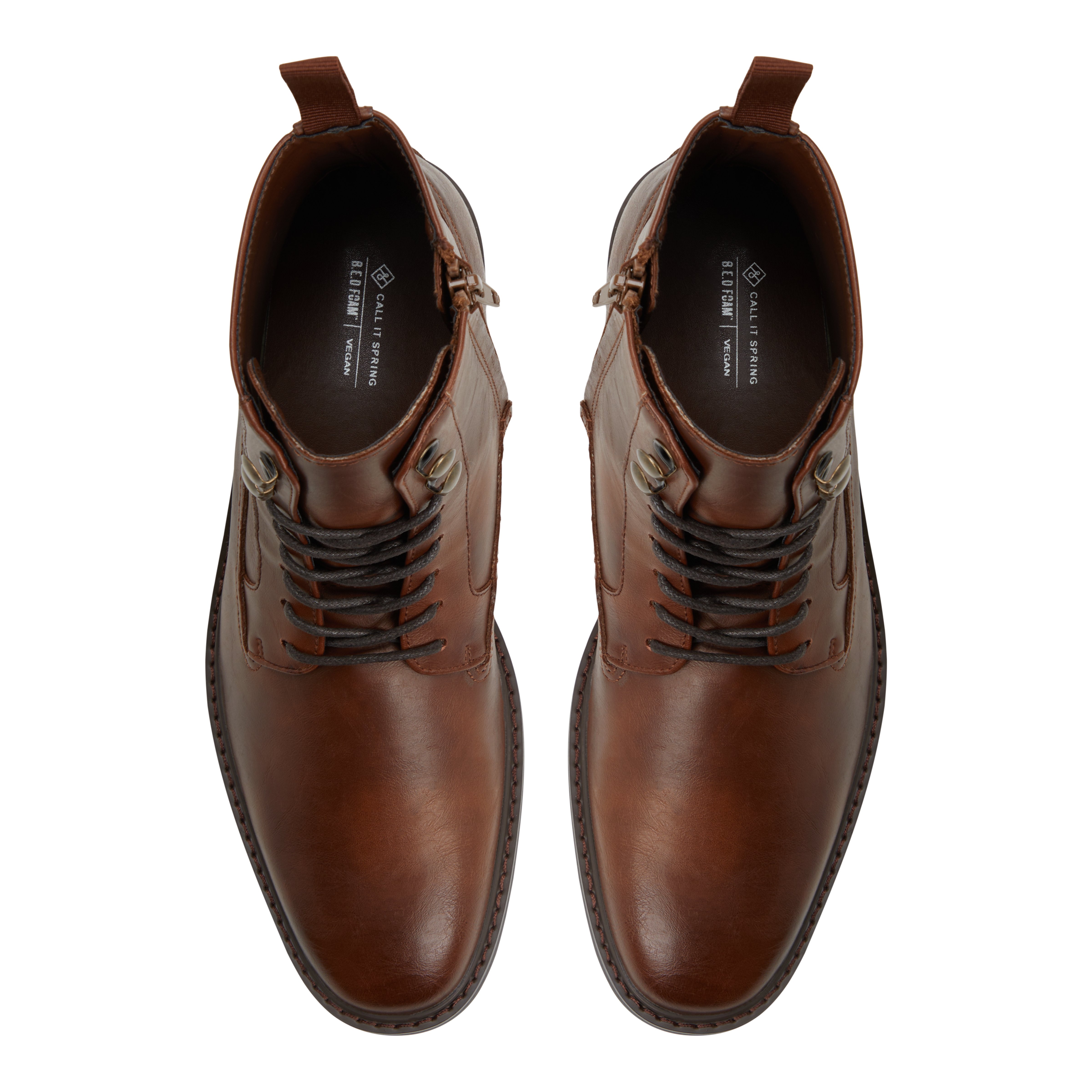 Asheville Cognac Men's Dress Boots