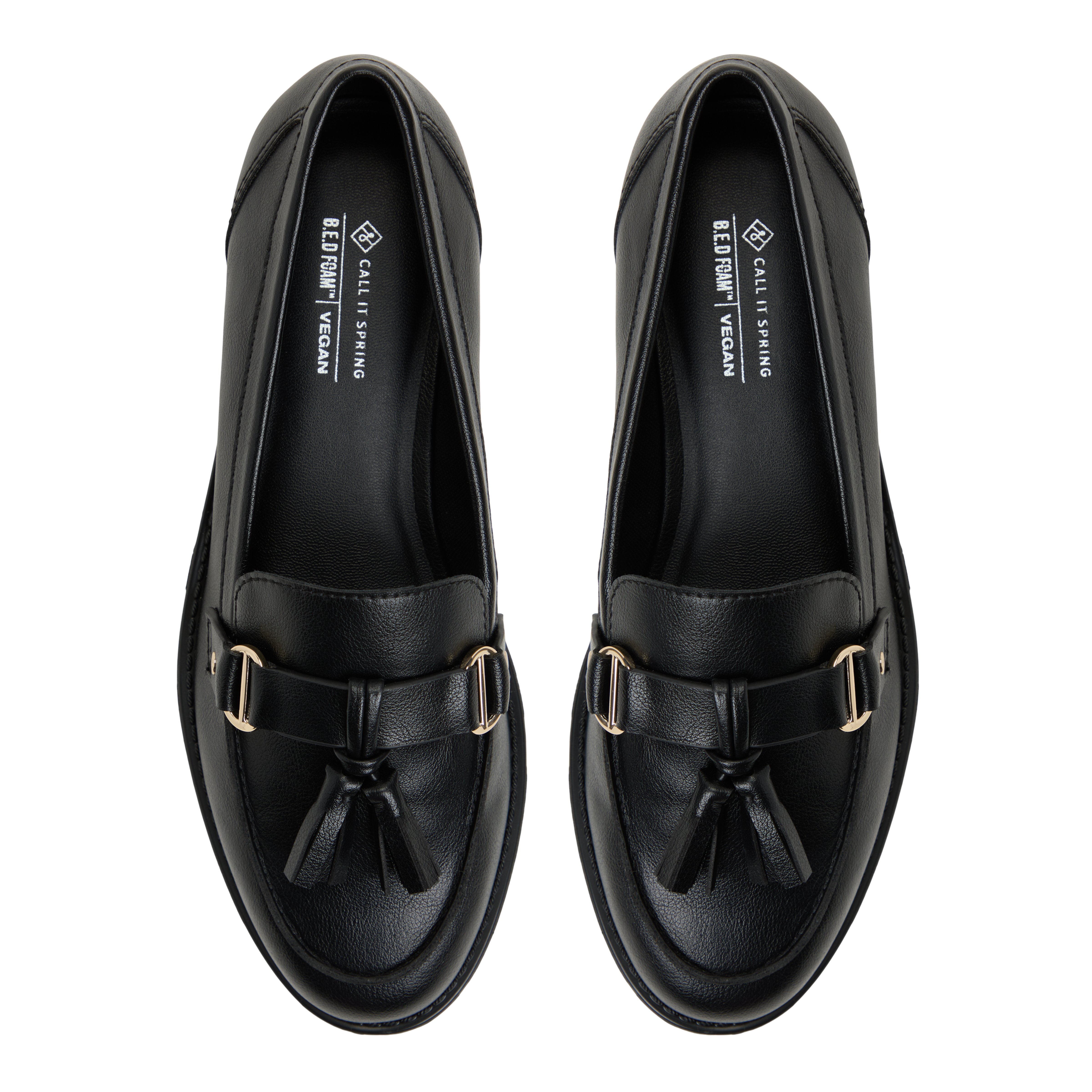 Attina Black Women's Loafers