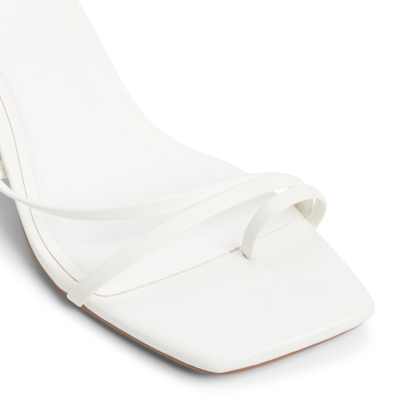 Auguust White Women's Lace Up Heels Sandals | Call It Spring