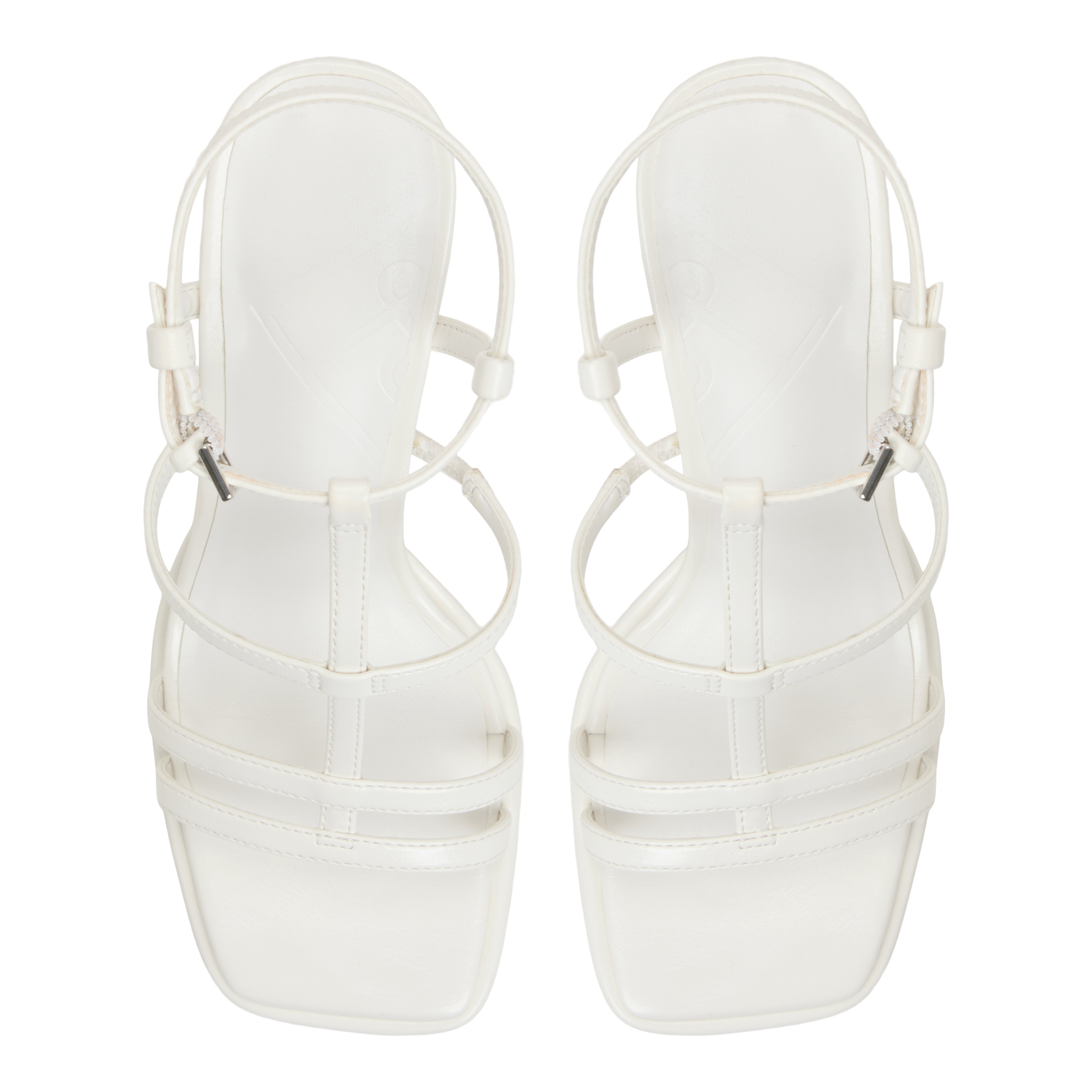 Aurellia White Women's Lace up heels
