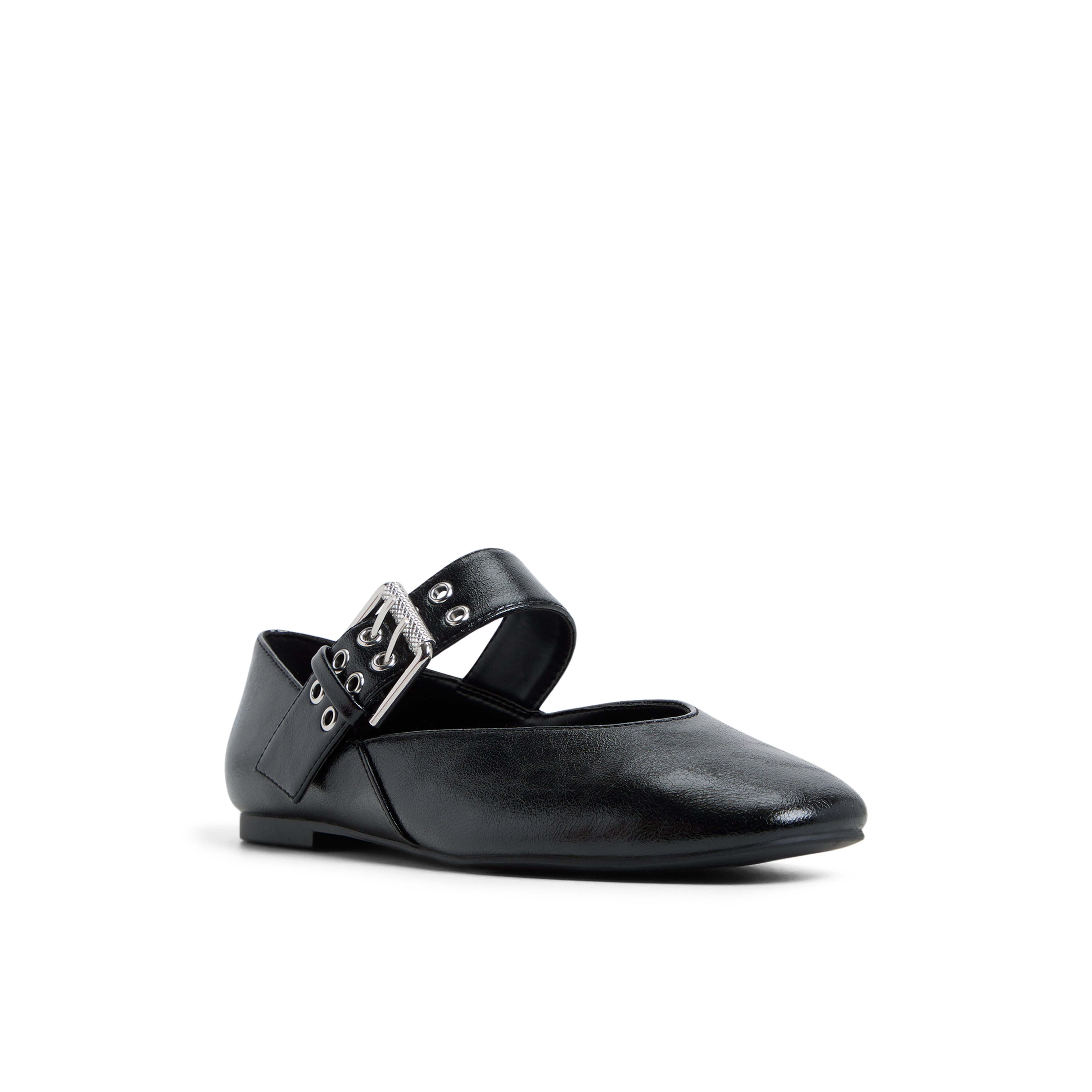 Azurra Noir Femmes Ballerines | Boutique Spring Canada