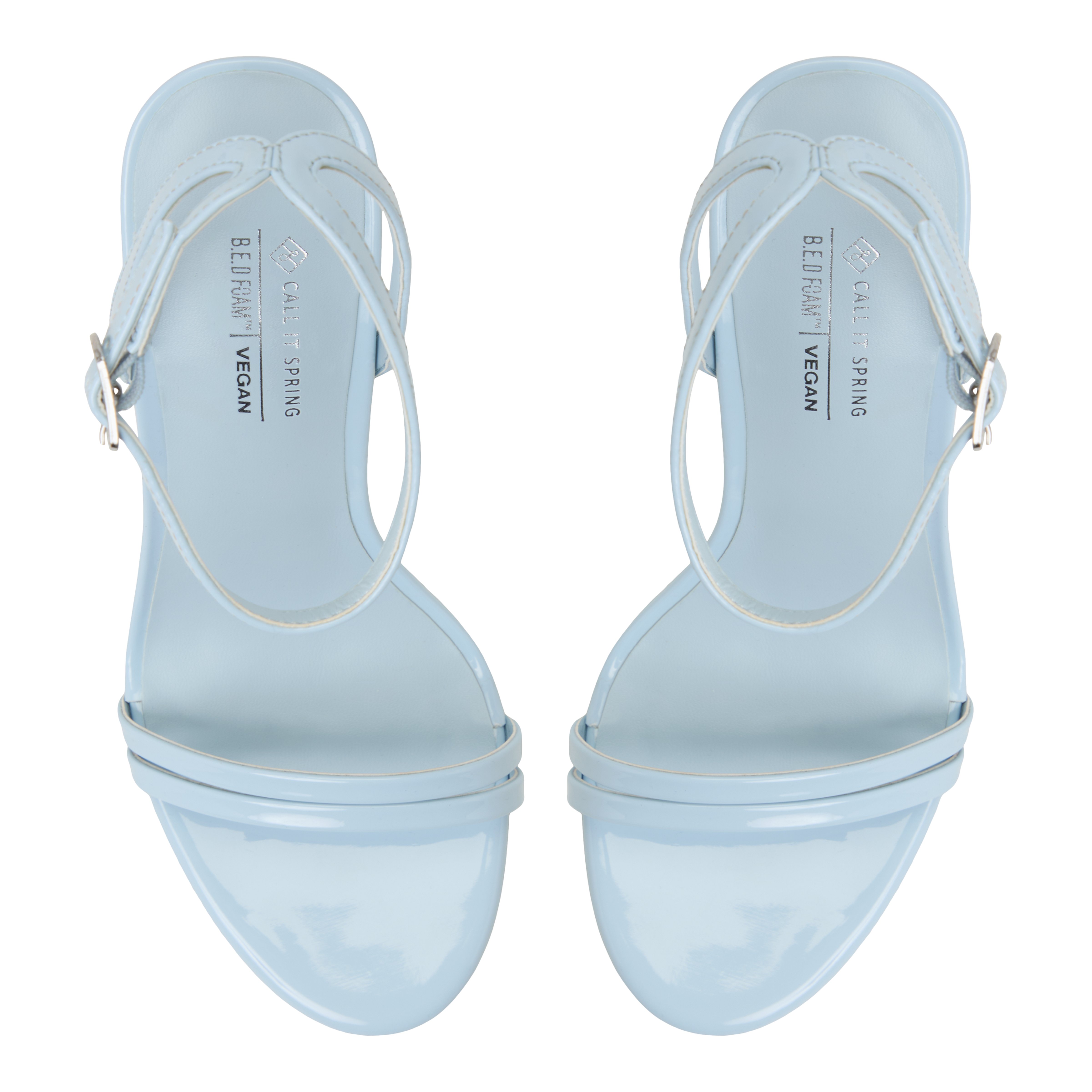 Azuucar Light Blue Women's Open-toe