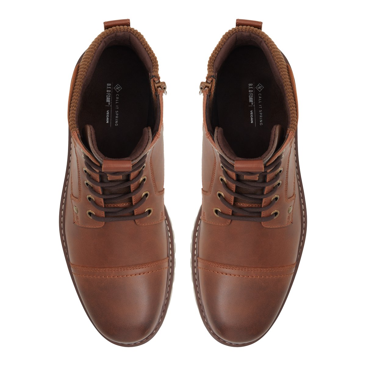 Caines Cognac Men's Lace-up Boots | Call It Spring Canada Caines Cognac Men's Lace-up Boots | Call It Spring Canada
