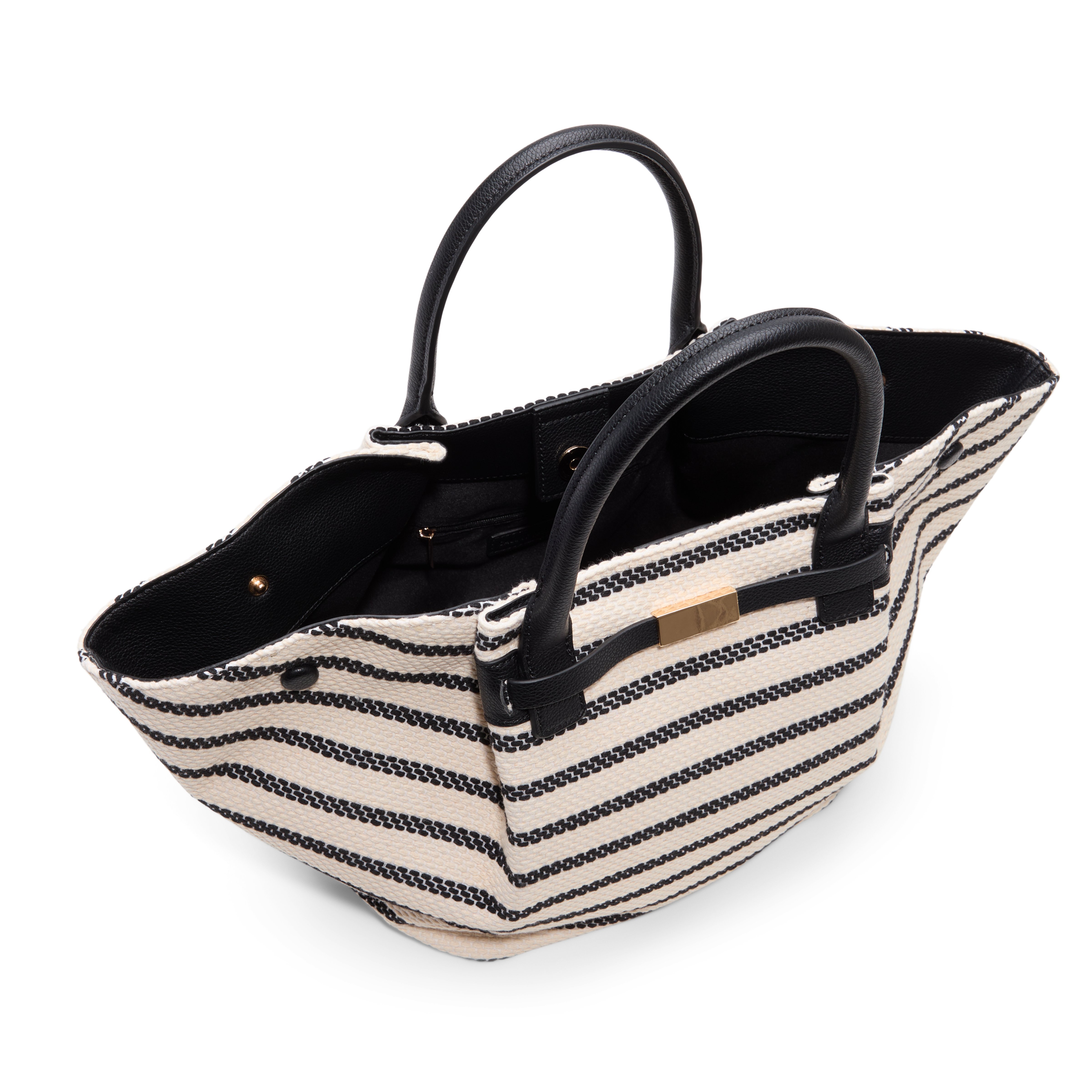 Caitlinn Black/White Women's Totes