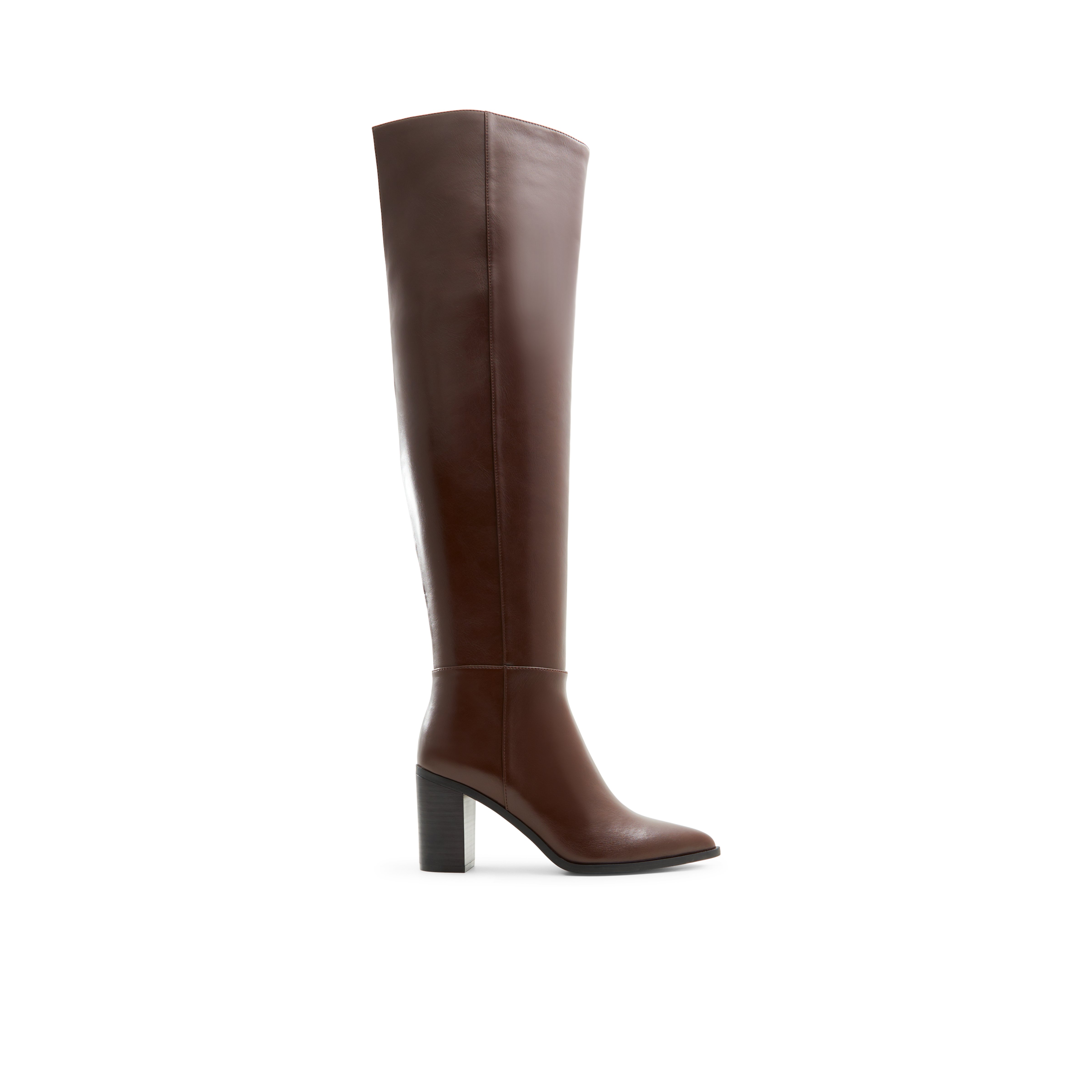 Aldo brown knee high boots best sale