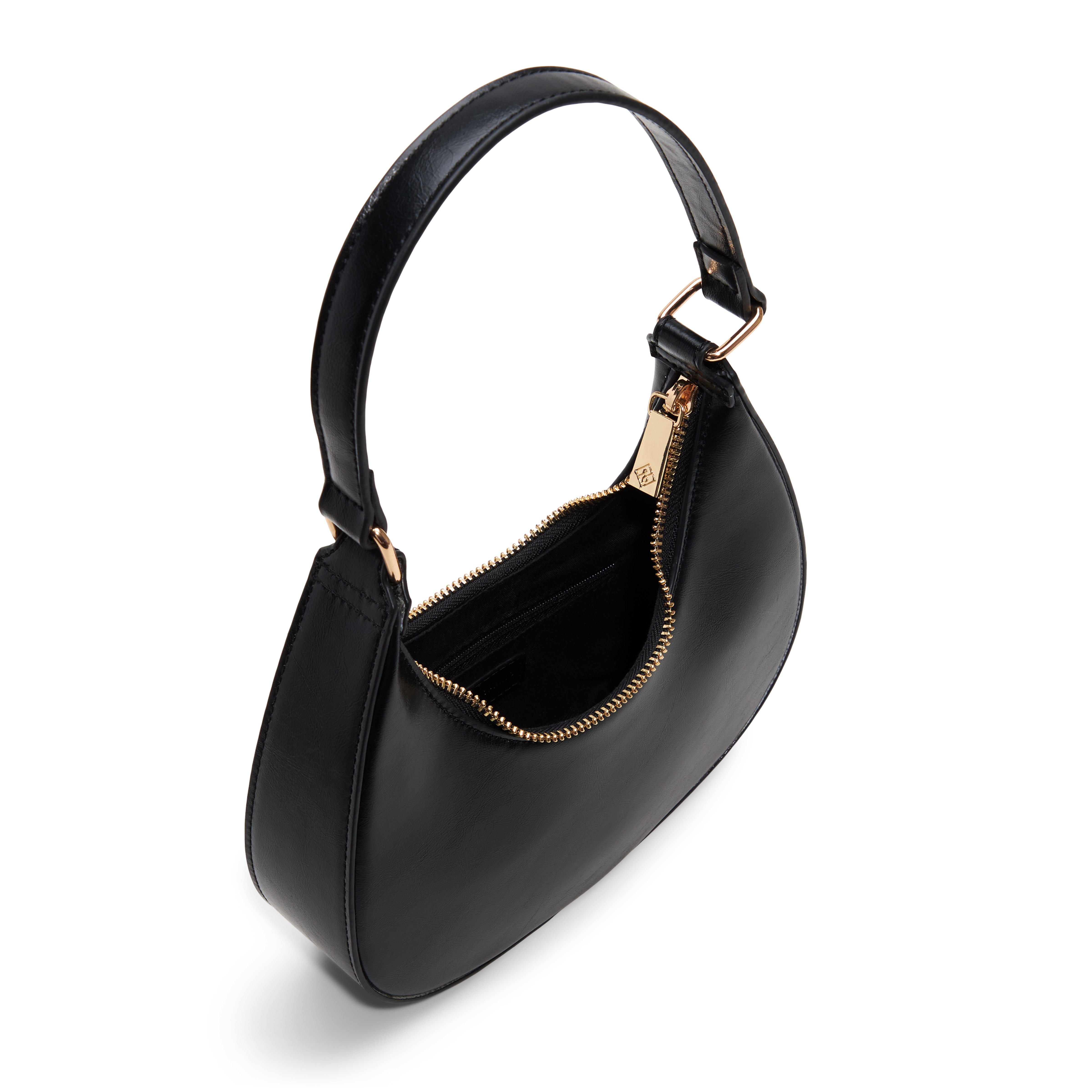 Celesty Black Synthetic Smooth Women's Top handle bags