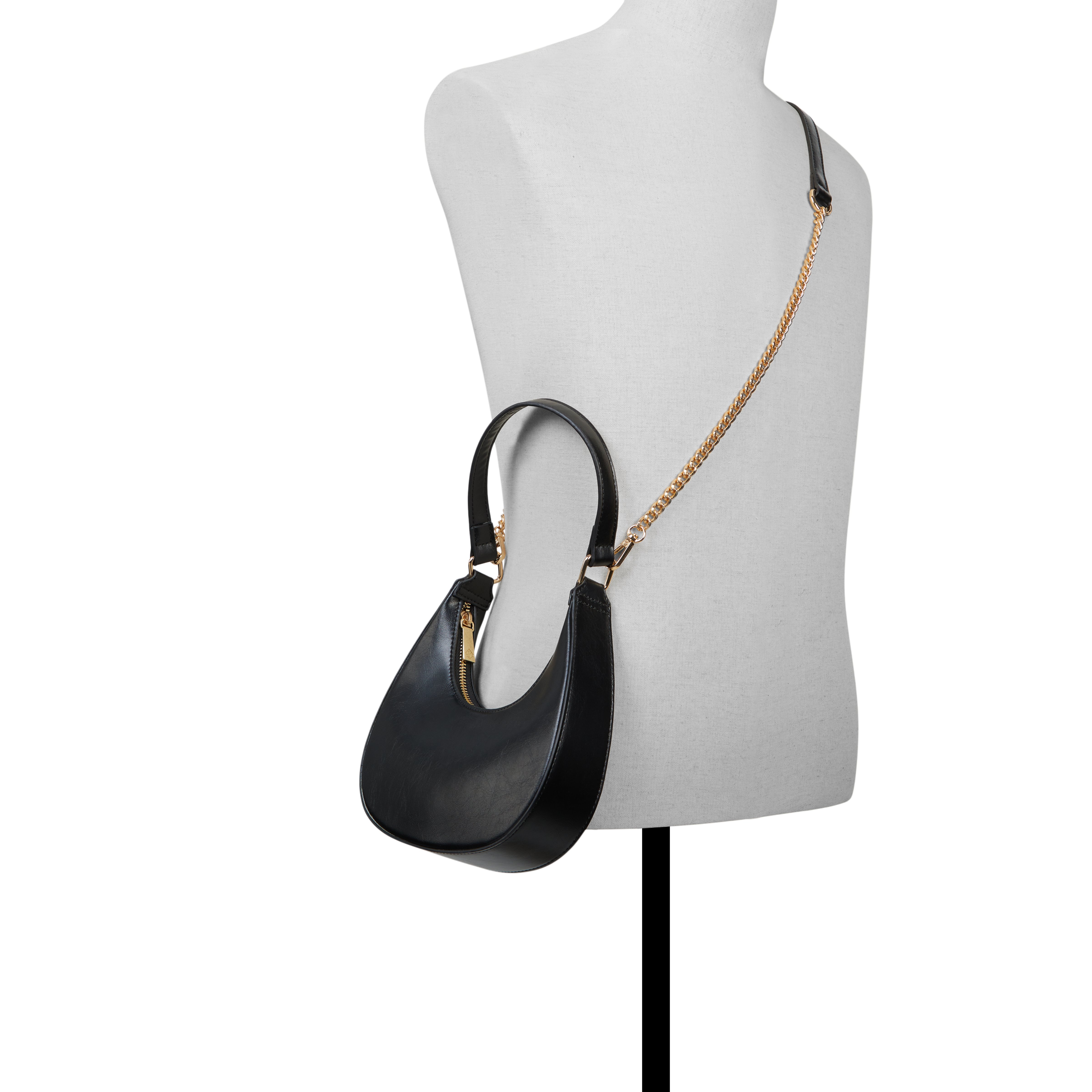 Celesty Black Synthetic Smooth Women's Top handle bags