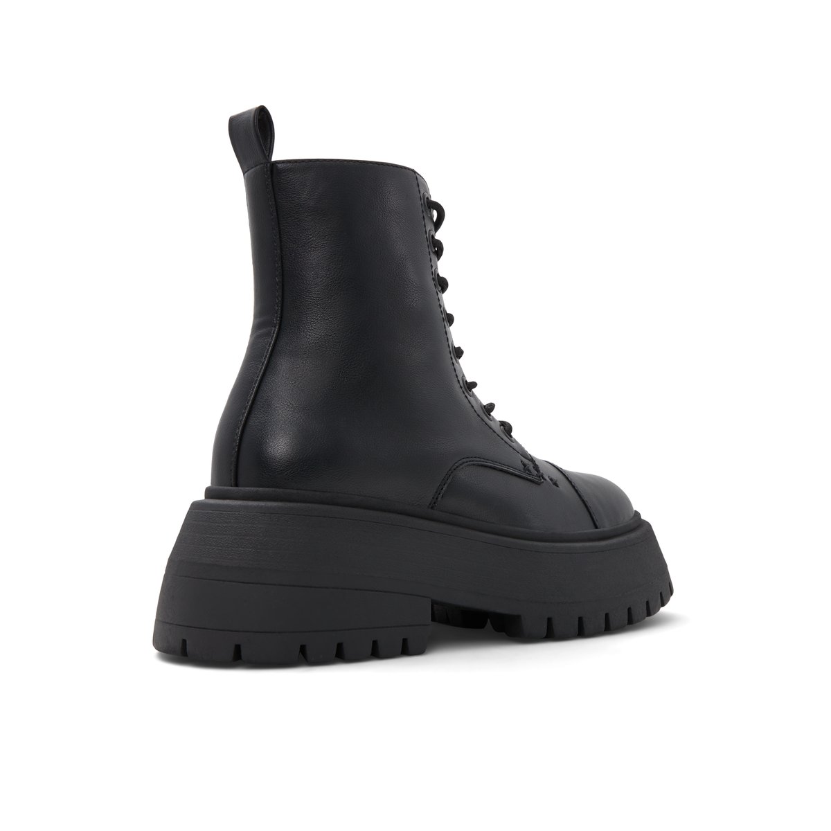 Lace up clearance black chunky boots