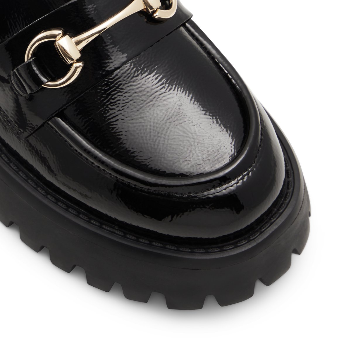 Clueless chunky sole sandal in black faux on sale leather