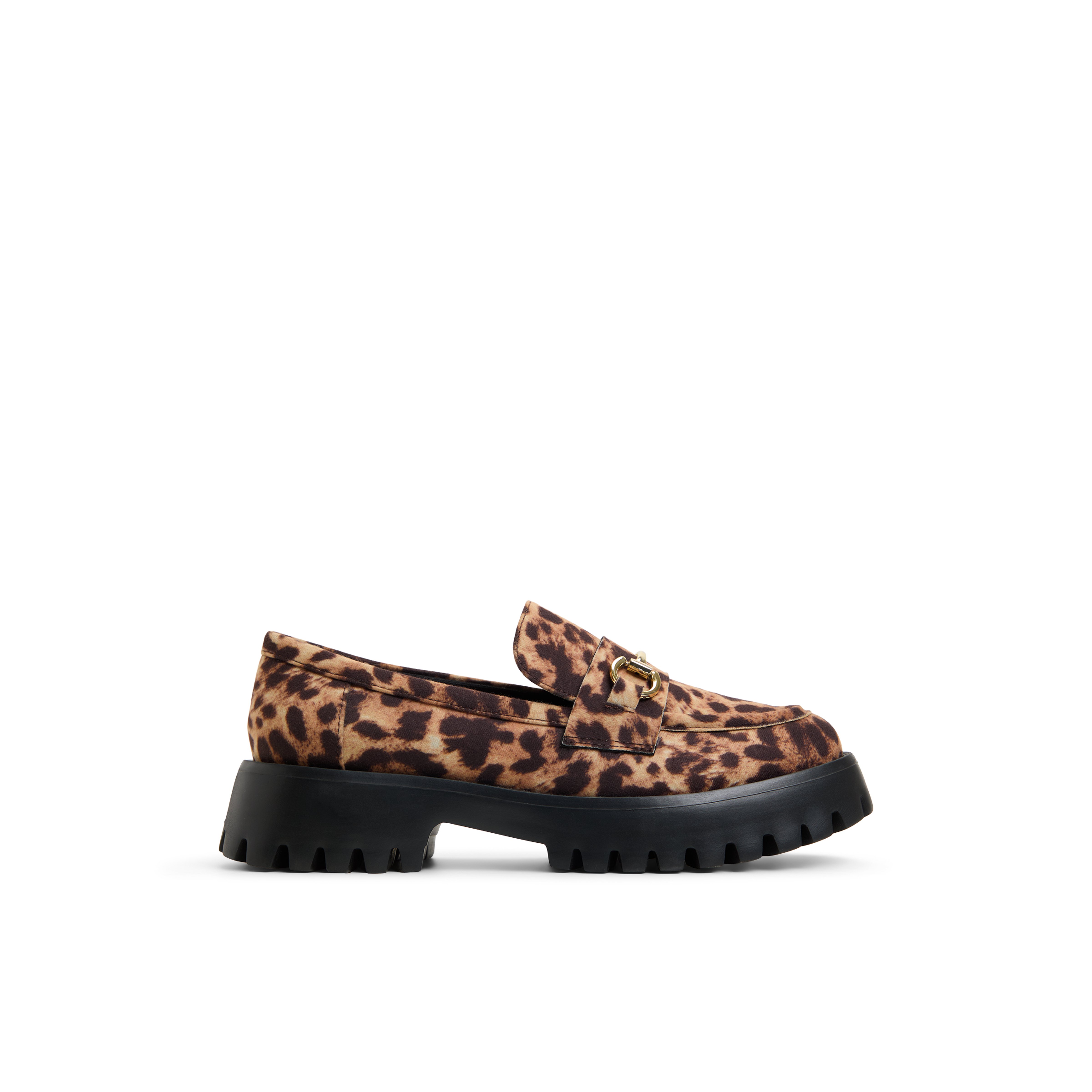 Cluelesss Brown Multi Women's Animal Print Shoes Bags