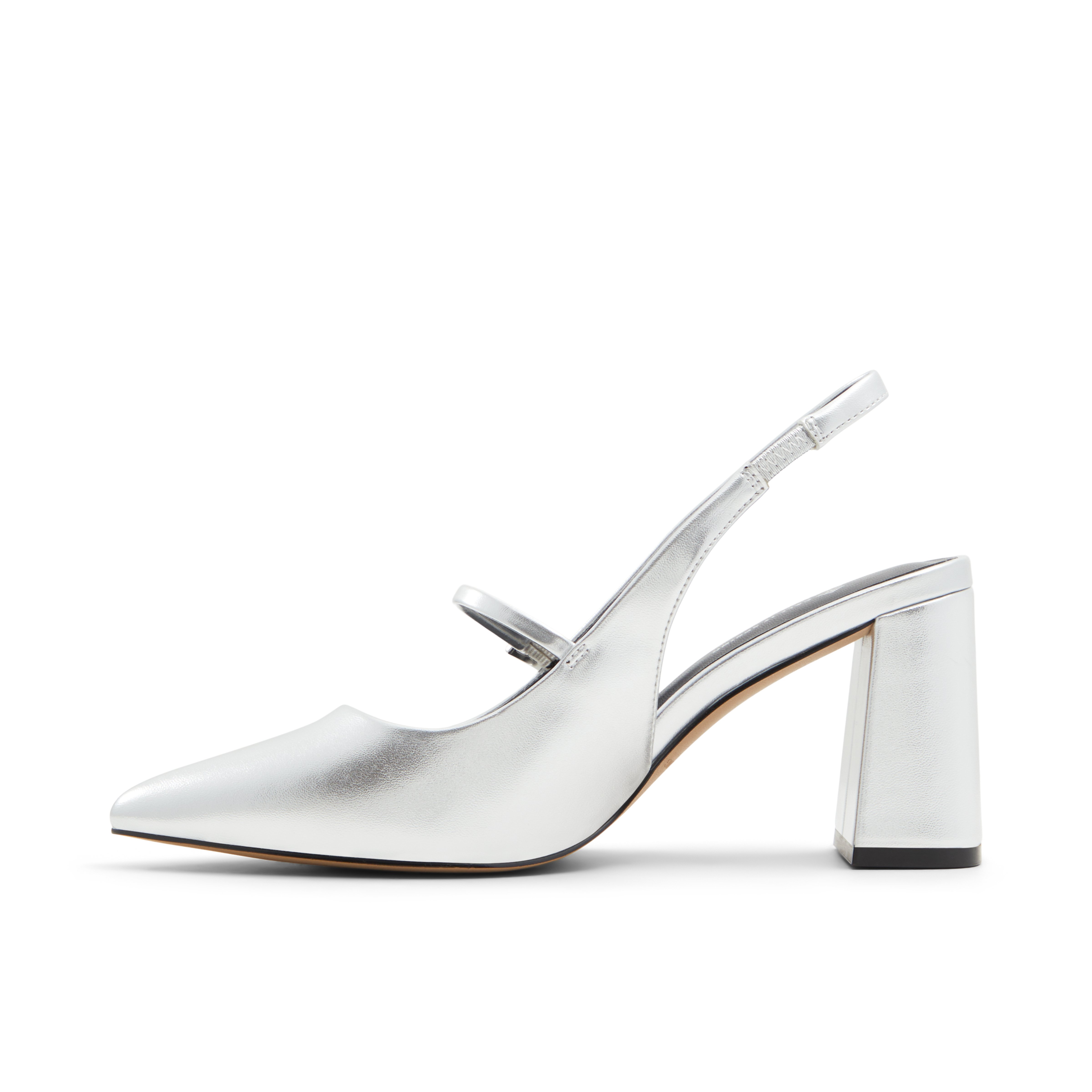 Coquettte Slingback Mary Jane Heels - Block Heel