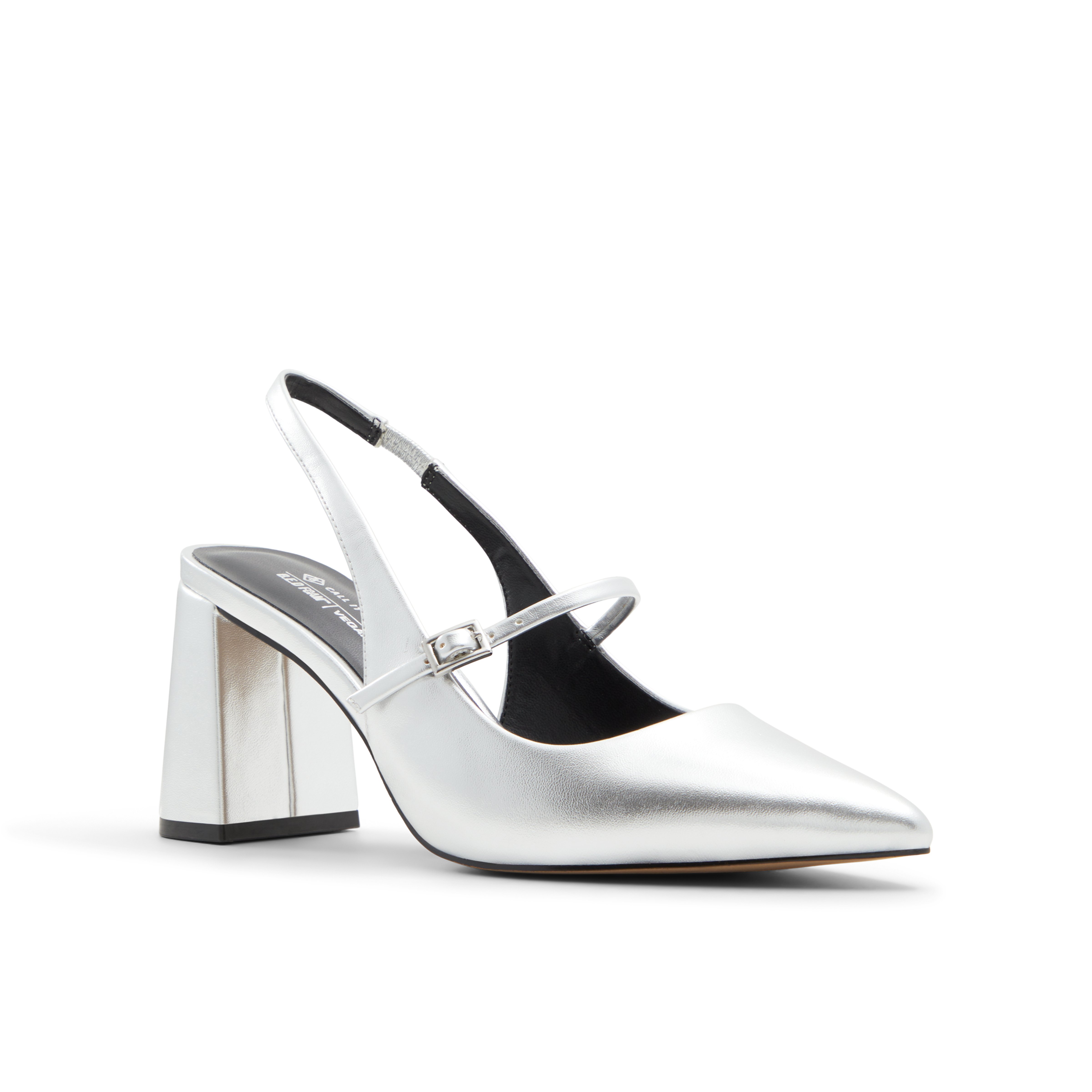 Coquettte Slingback Mary Jane Heels - Block Heel