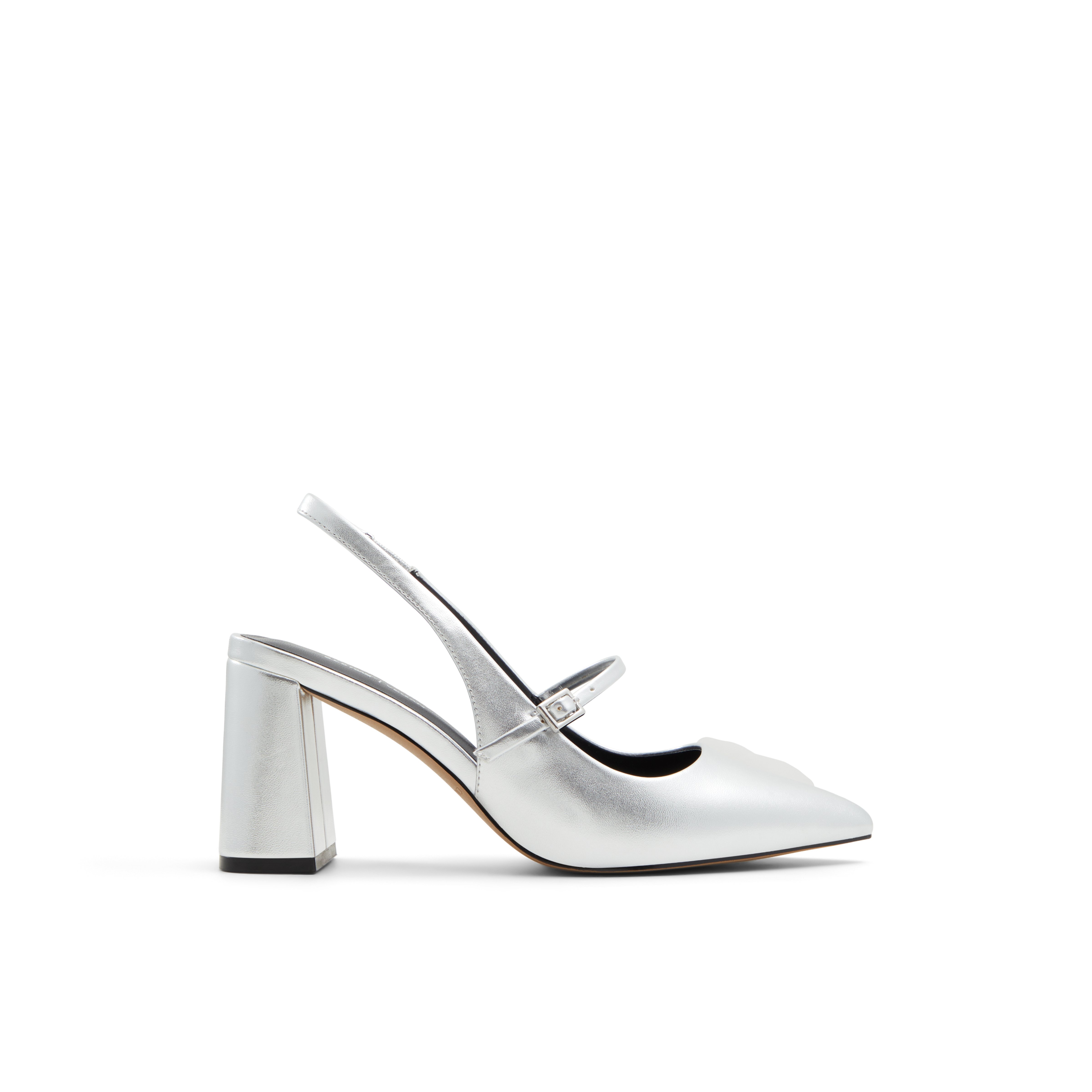 Coquettte Slingback Mary Jane Heels - Block Heel