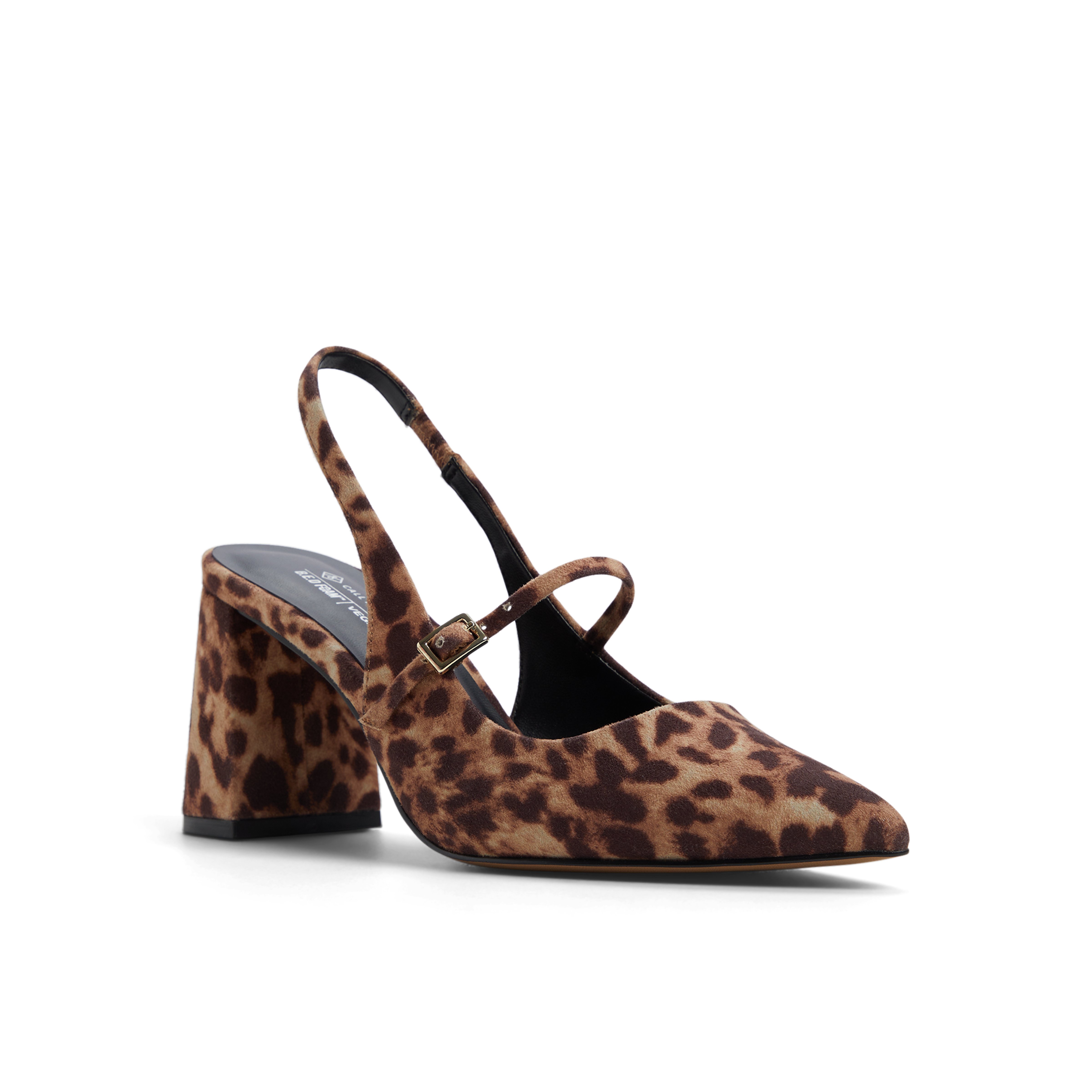 Coquettte Brown Overflow Women's Block Heels