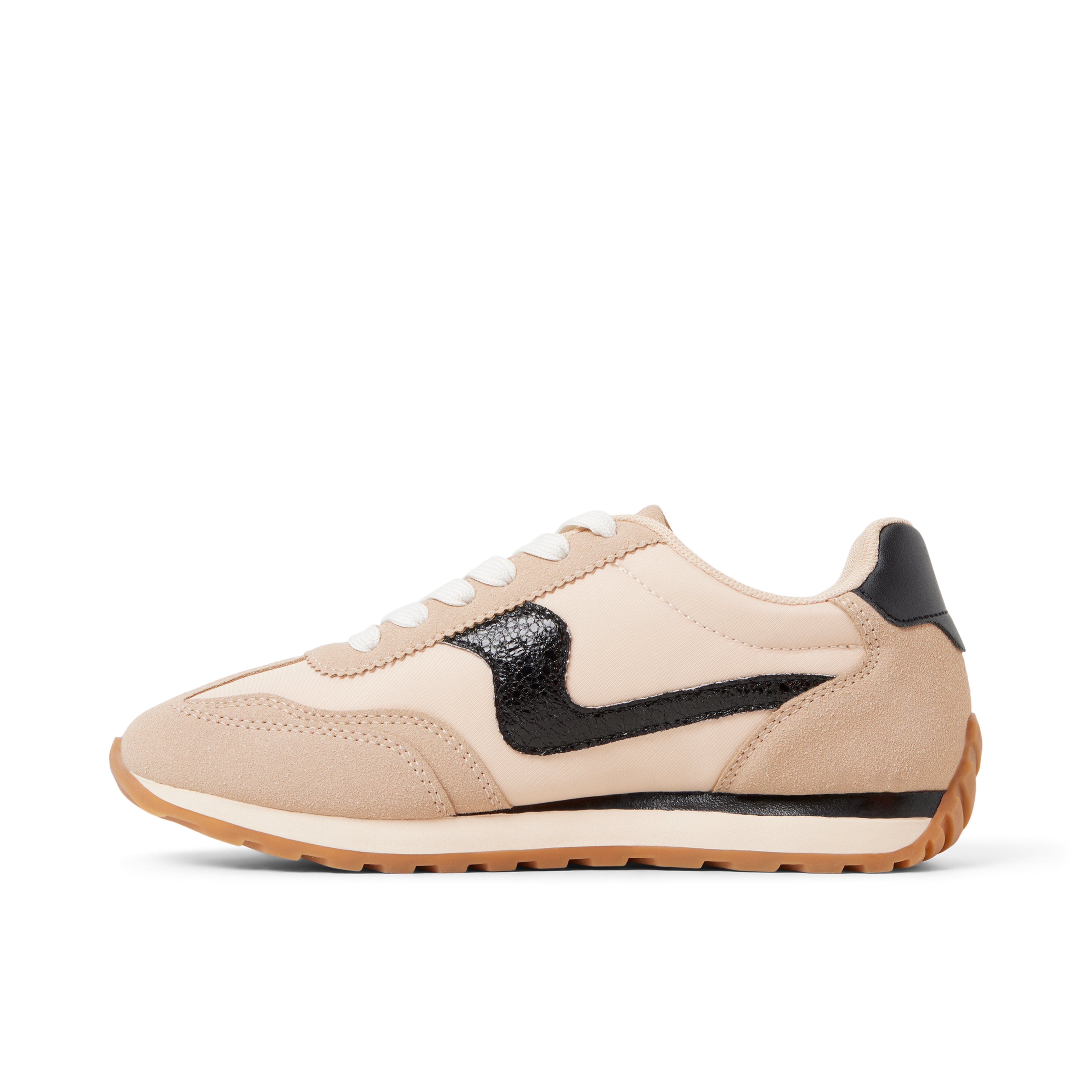Corrie Dark Beige Women's White Sneakers