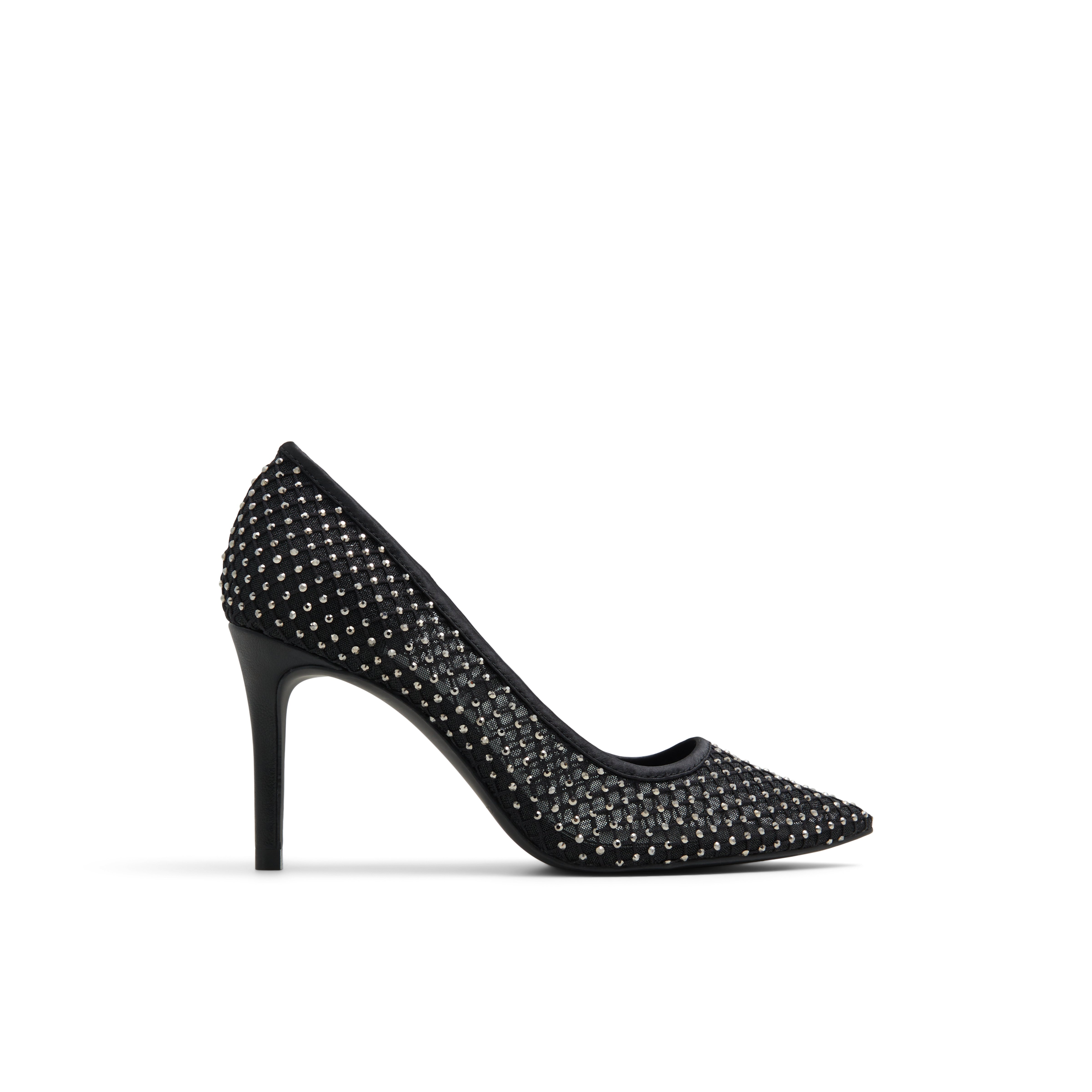 Dazlingbling Black Overflow Women's Pumps