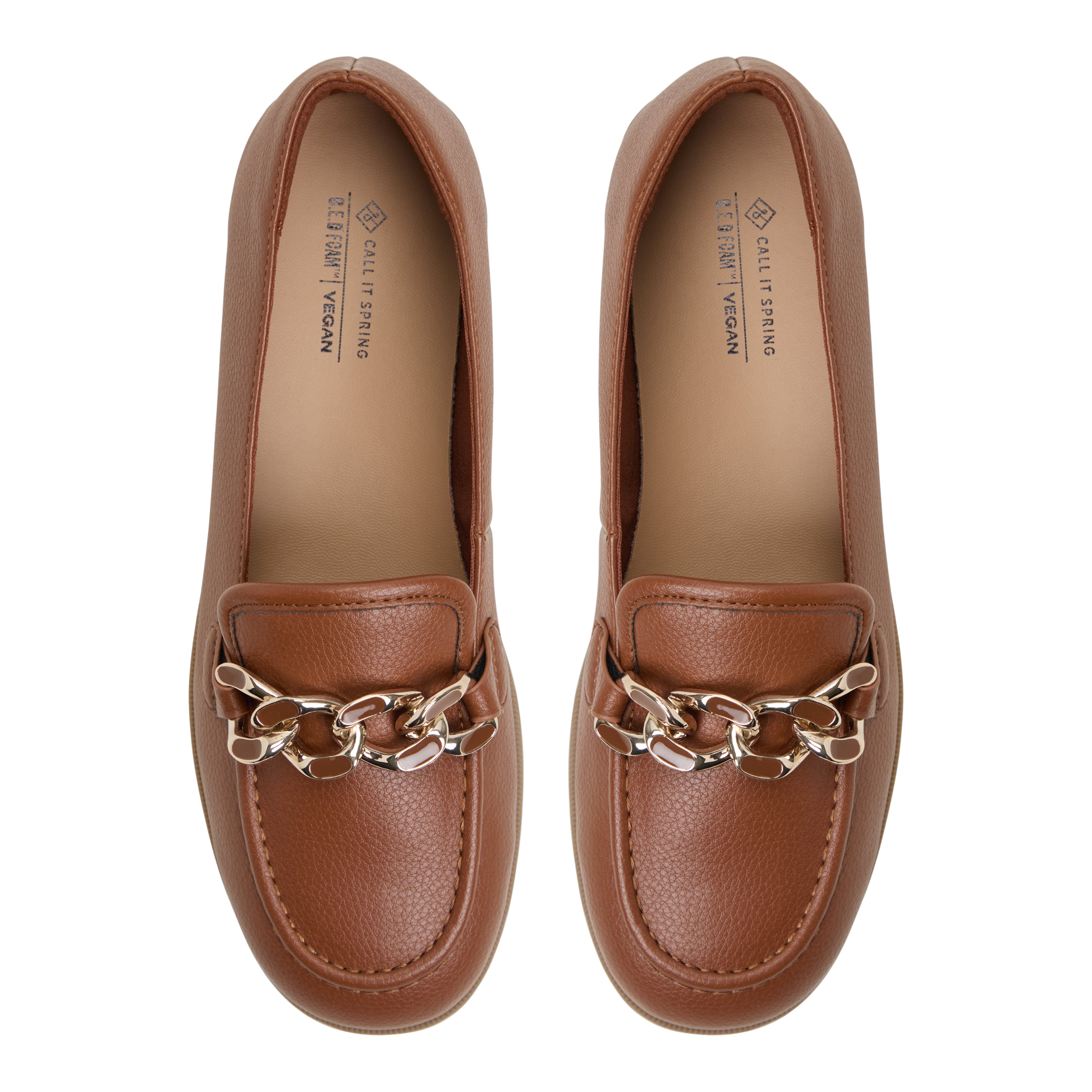 Derayne Light Brown Women's Loafers