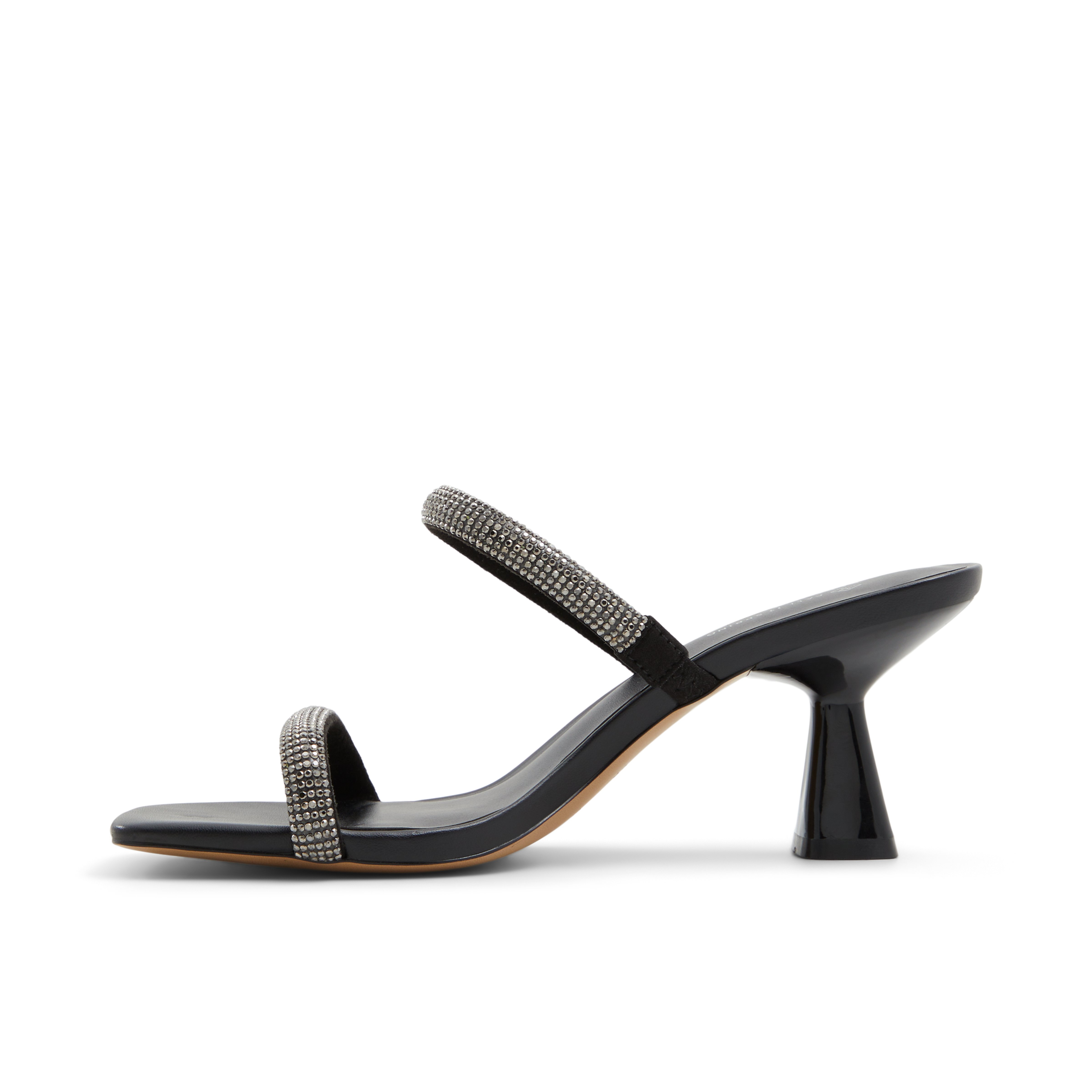 Dorothyy Black Overflow Women's Low-mid Heels