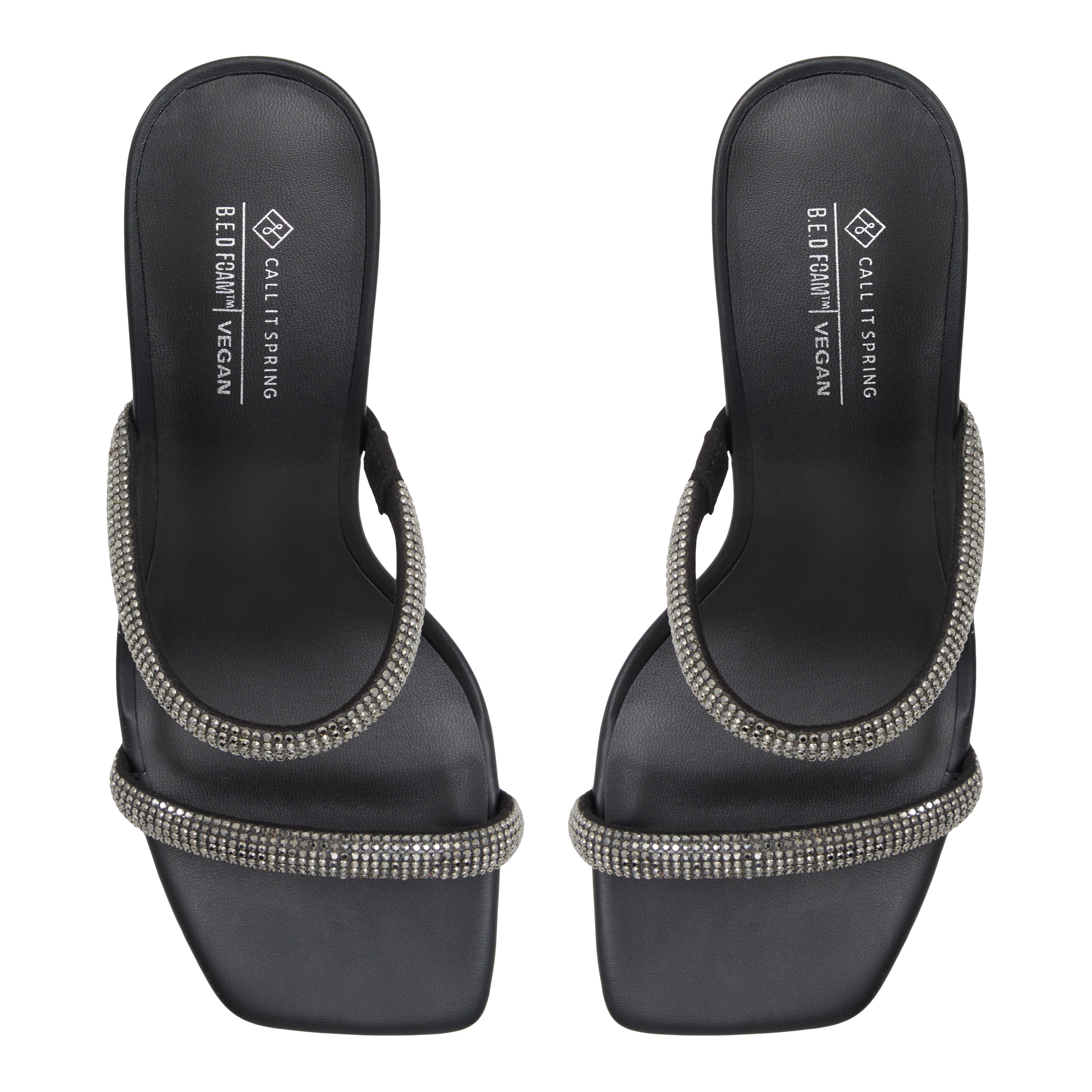 Dorothyy Black Overflow Women's Low-mid Heels