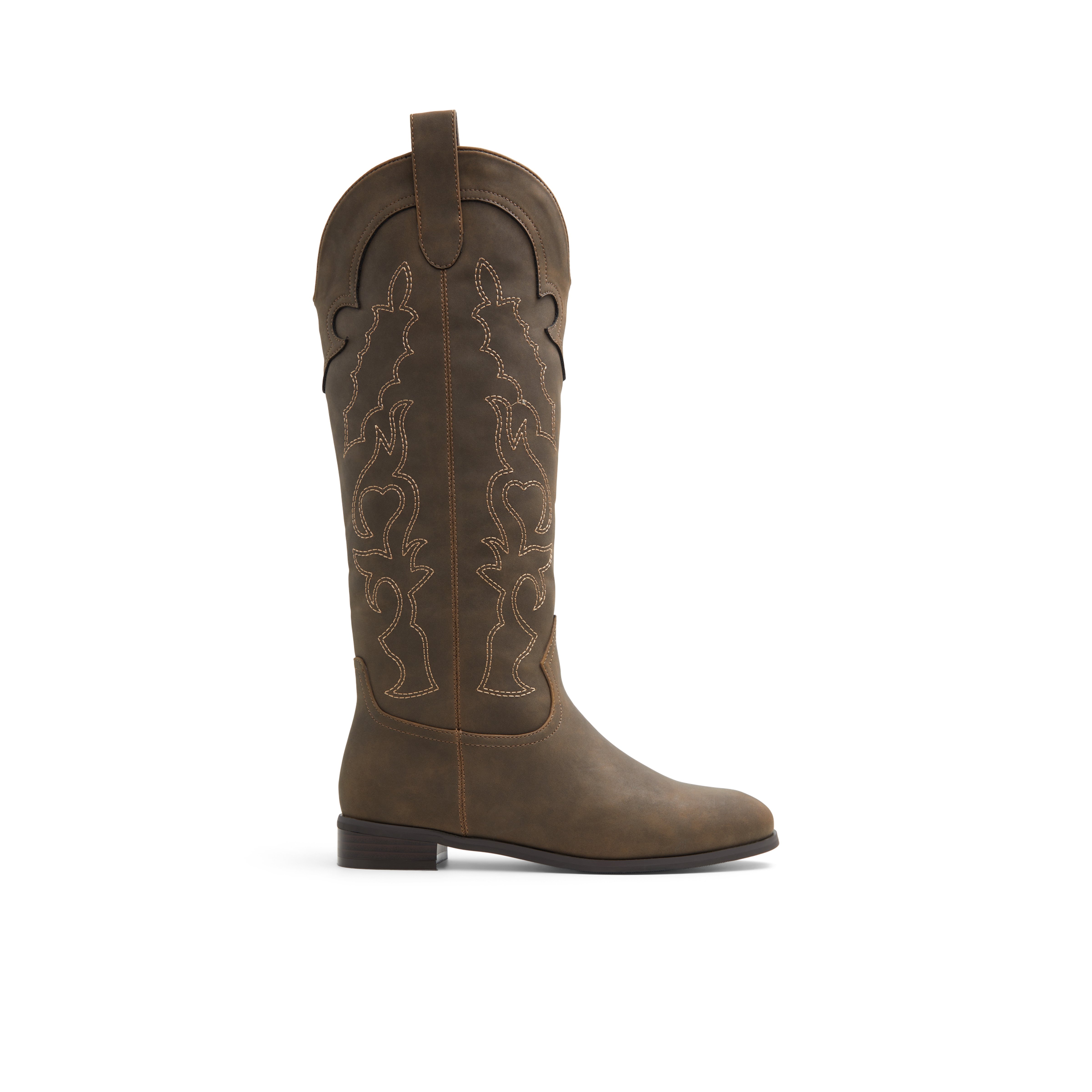 Dune Western Tall Boots - Block Heel