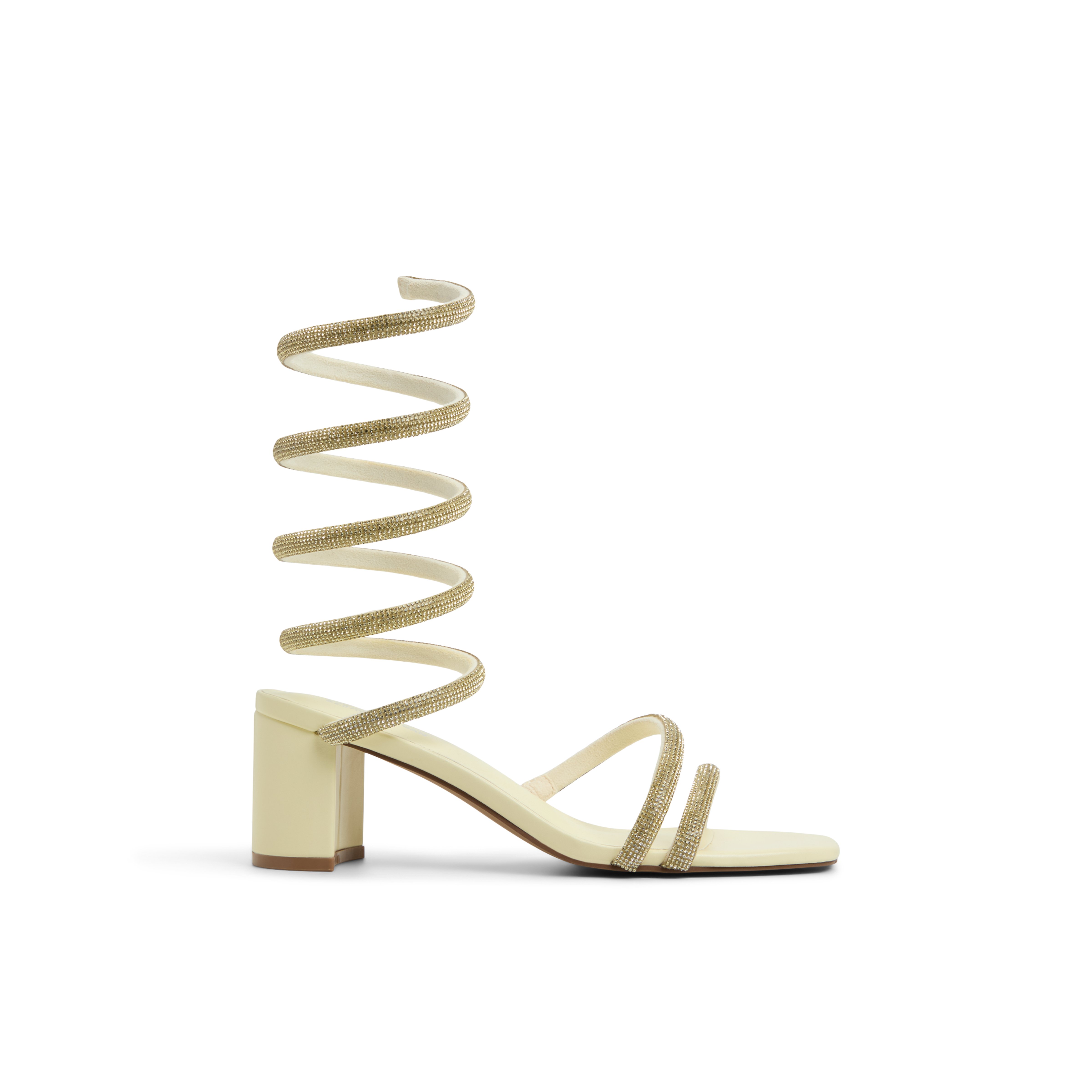 Edesssa Light Yellow Women's Block Heels