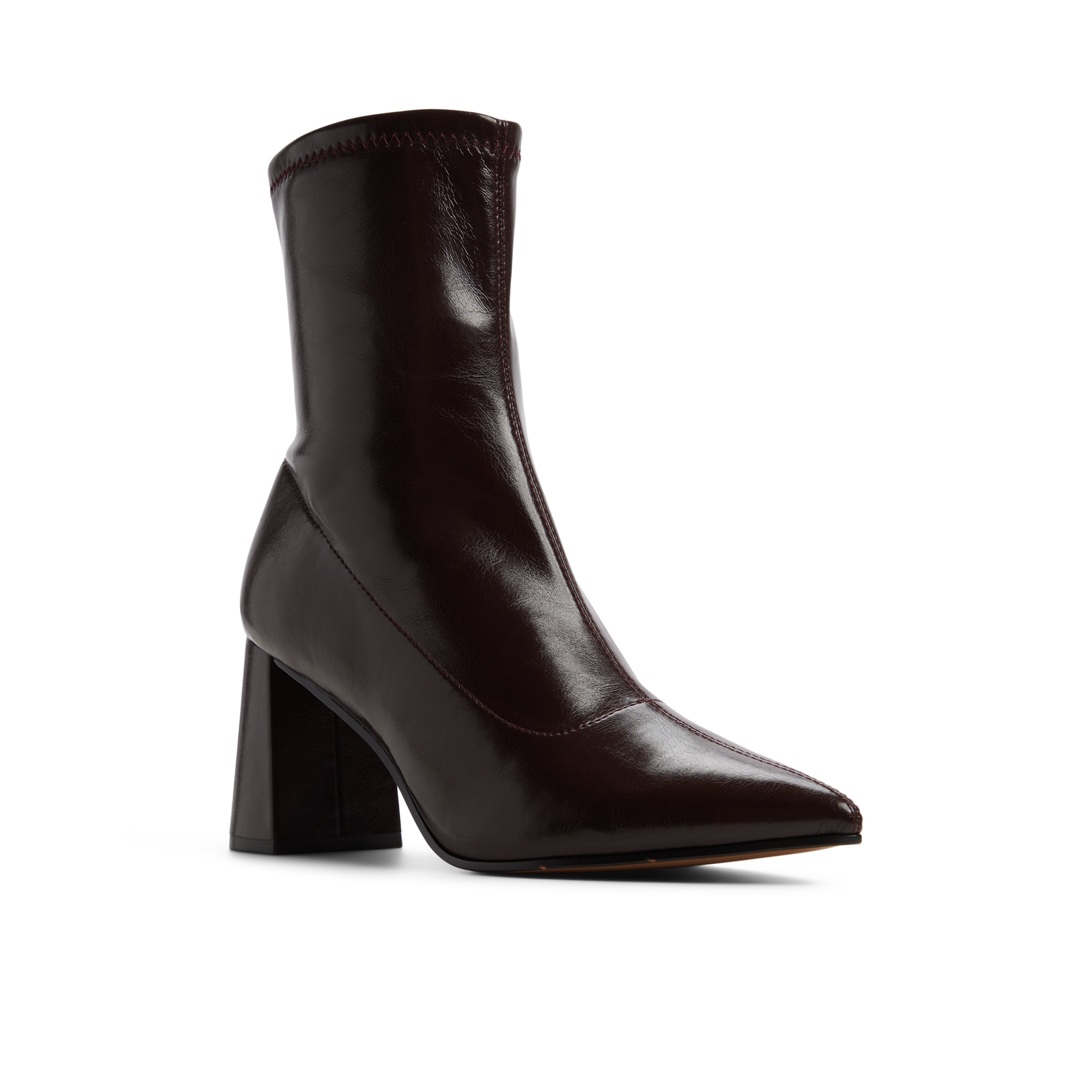 Elaraa Dark Brown Women's Dress Boots