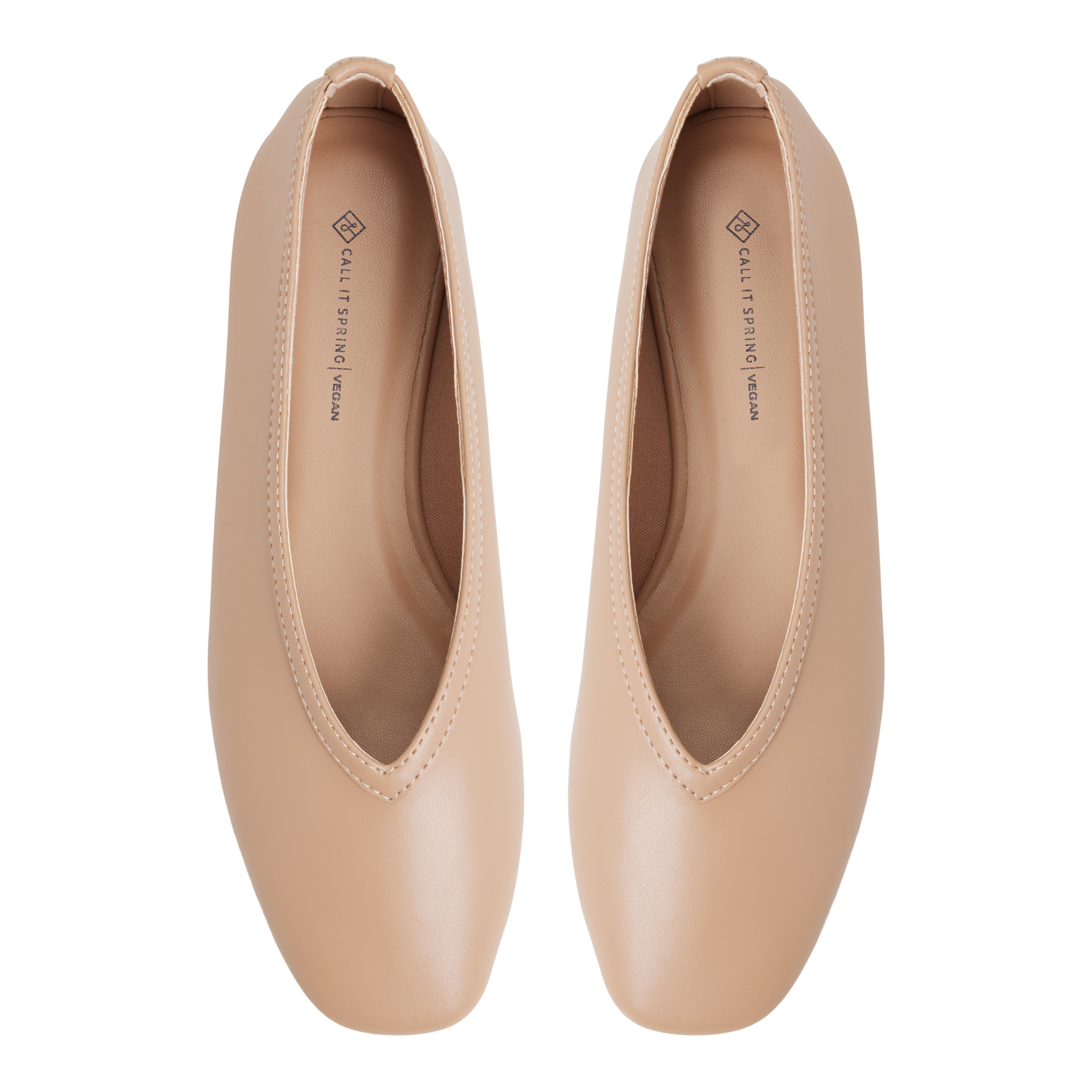 Eleynora Medium Beige Women's Ballerinas