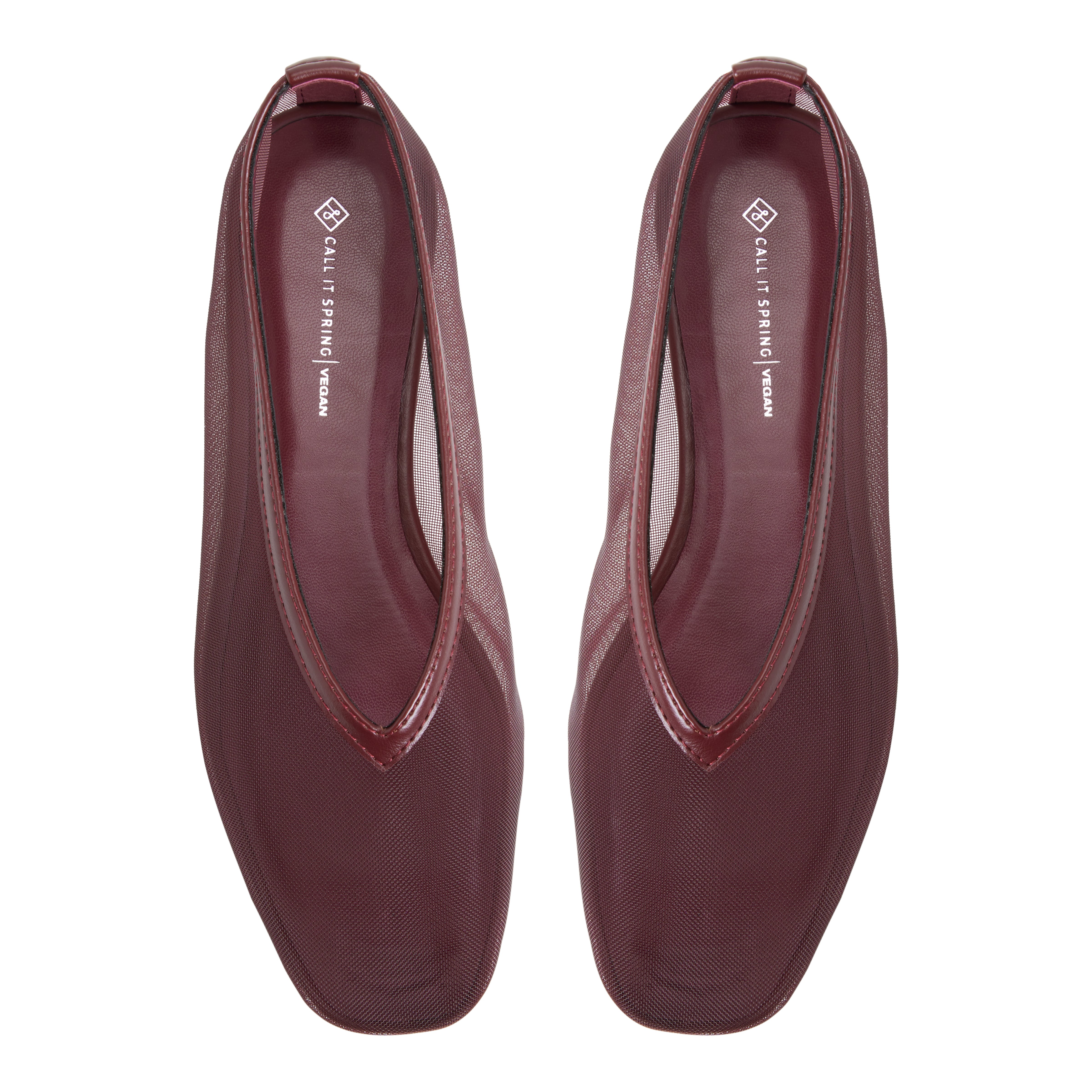 Eleynora Bordo Femmes Ballerines | Boutique Spring Canada