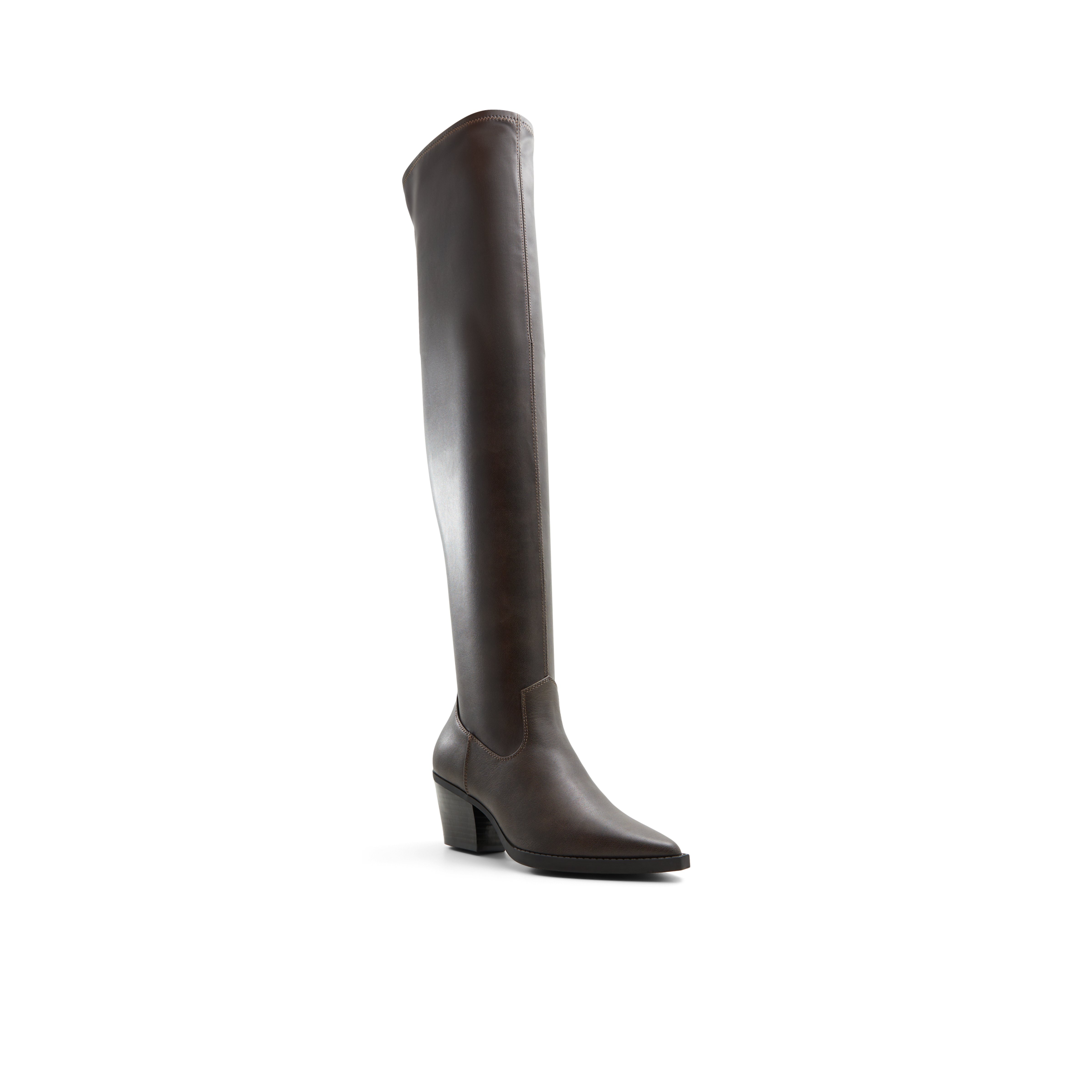 Elloise Dark Brown Women's Over-the-knee Boots