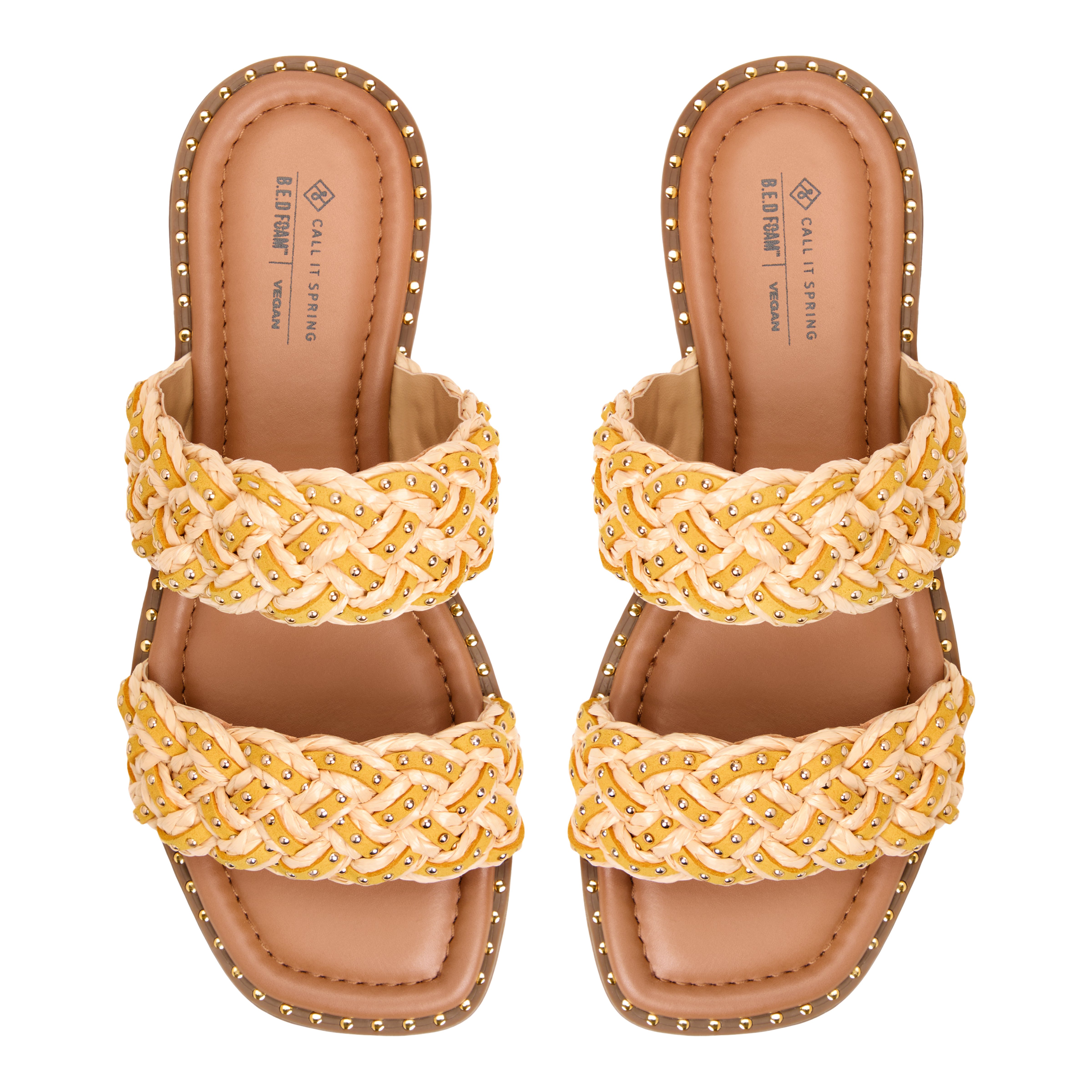 Eloiisa Light Yellow Women's Slides