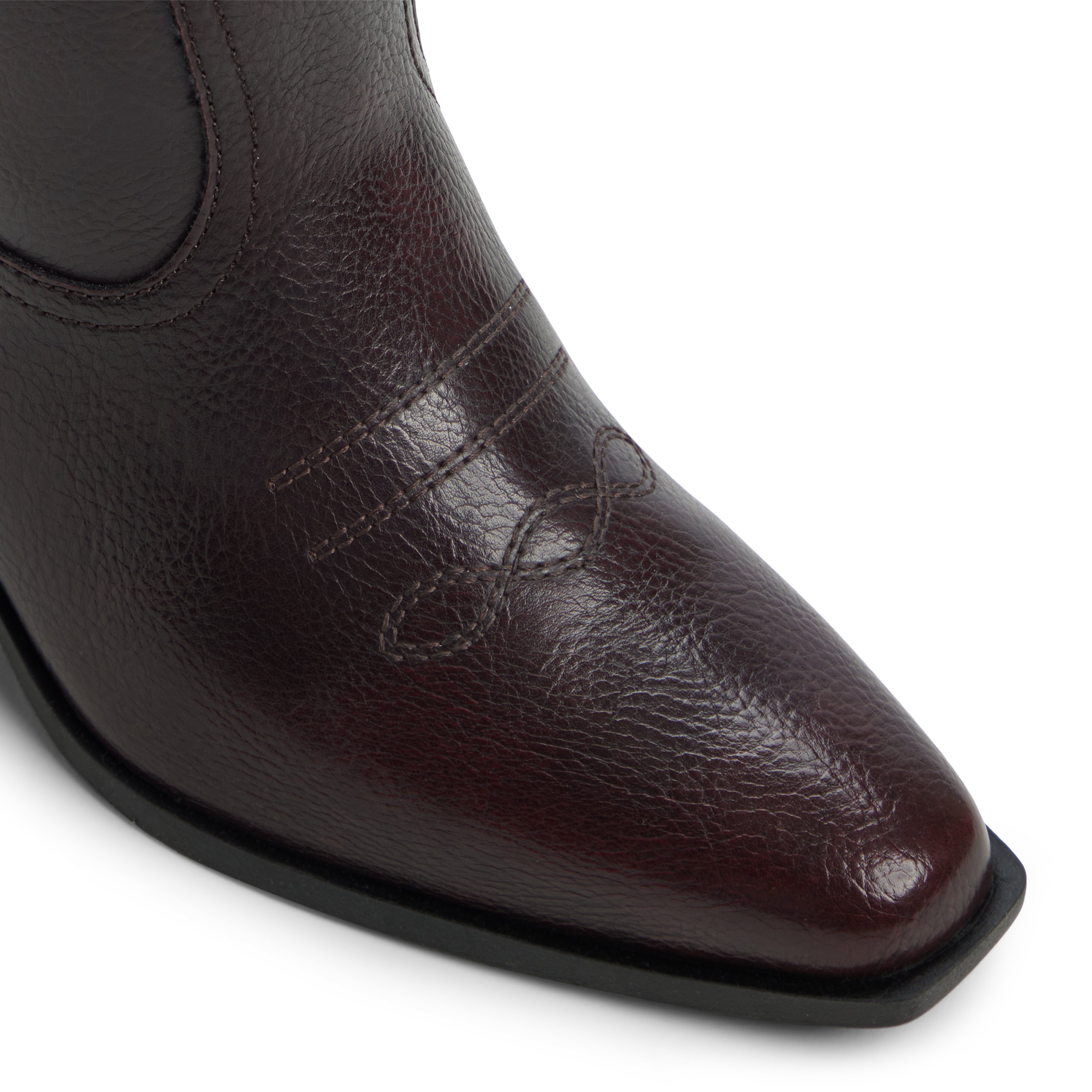 Emmiemay Bordo Femmes Bottes Western | Boutique Spring Canada