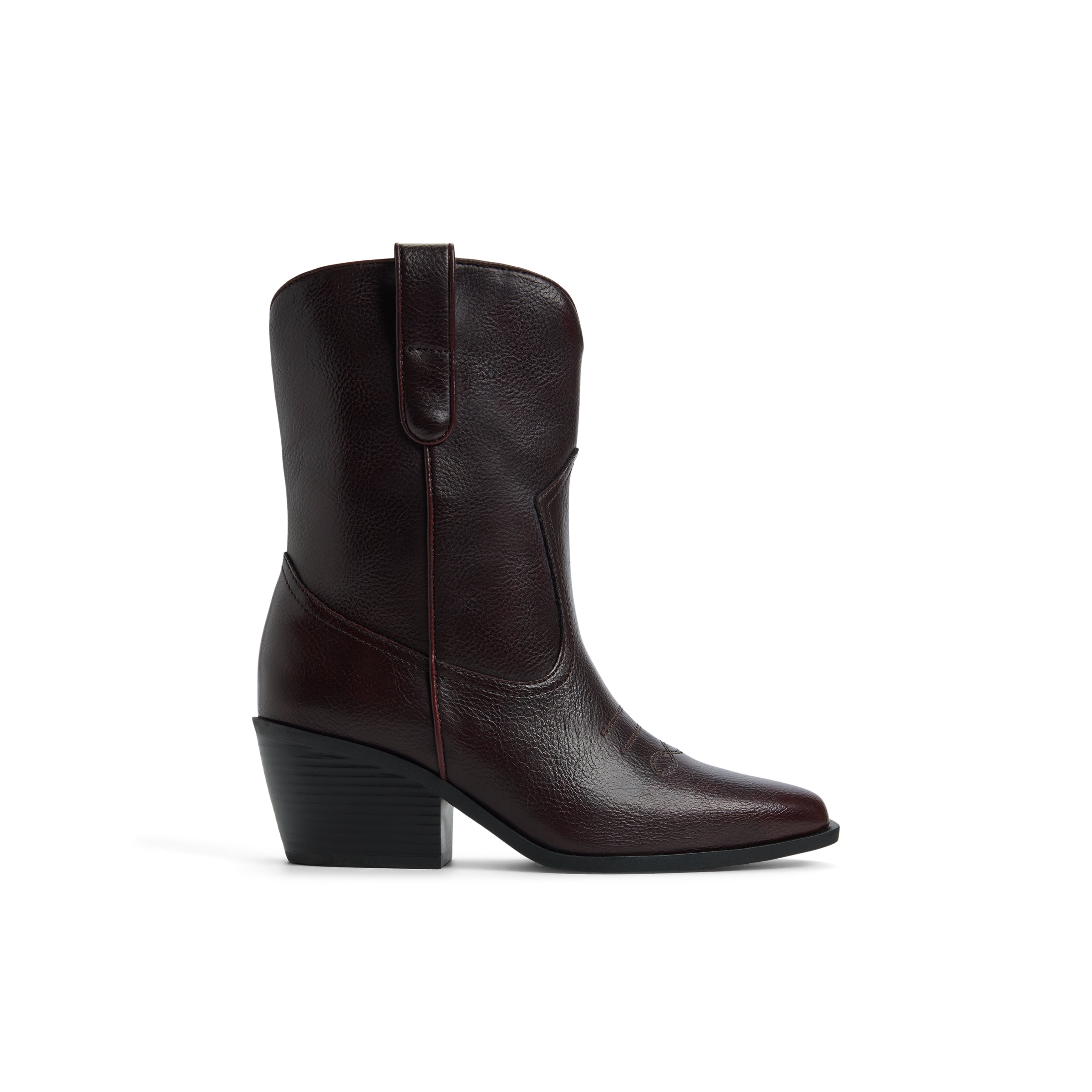 Emmiemay Bordo Femmes Bottes Western | Boutique Spring Canada