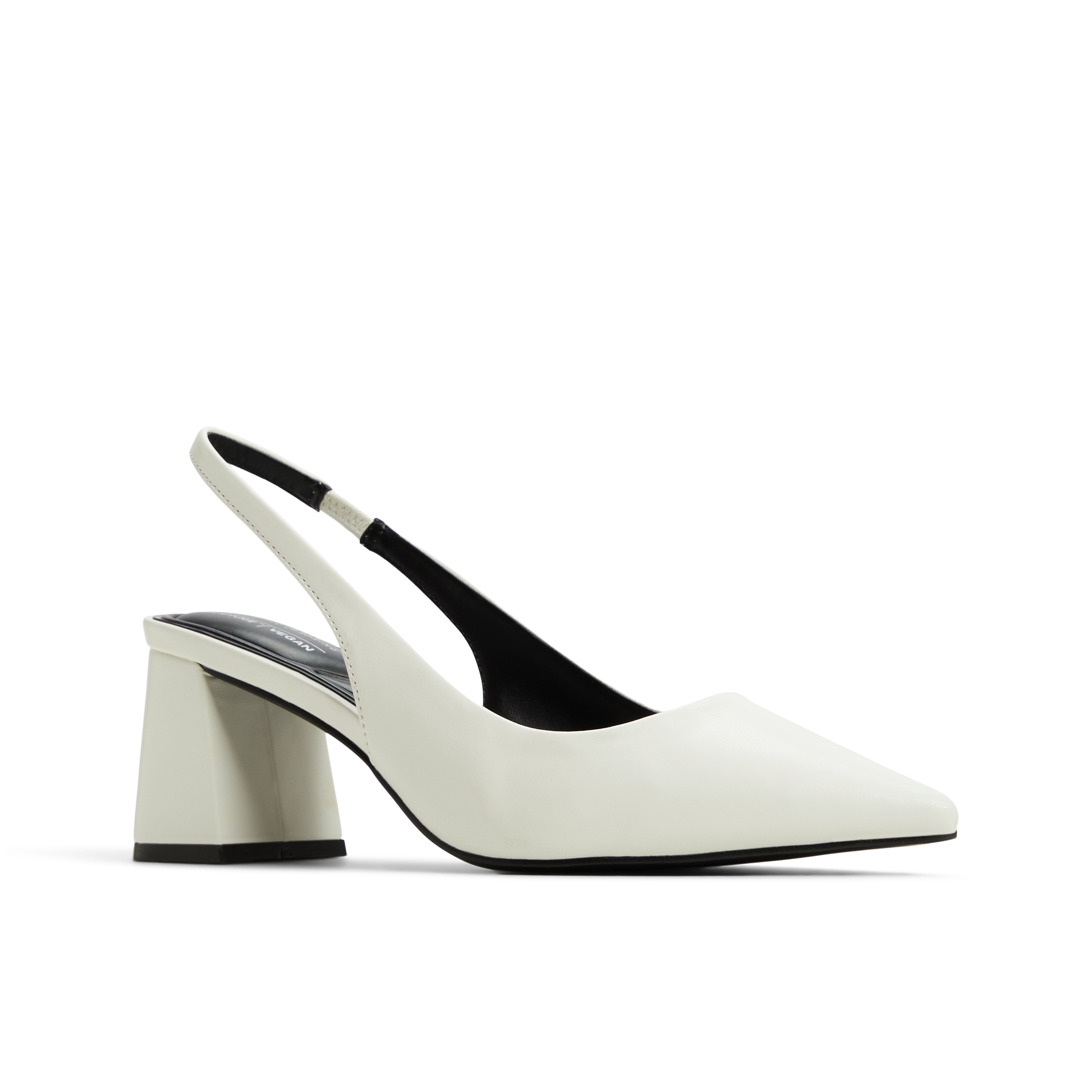 Evelyynn White Women's Block Heels