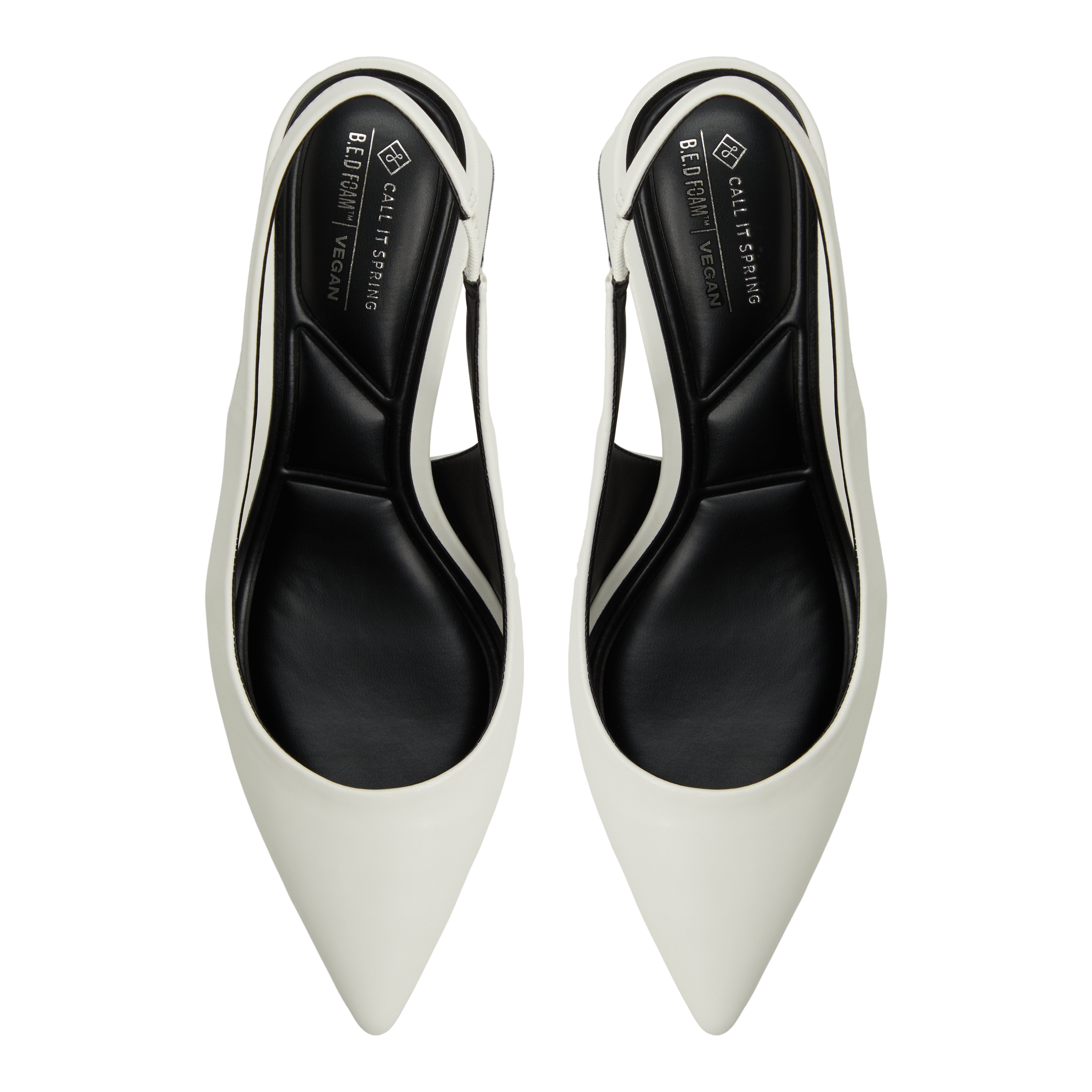 Evelyynn White Women's Block Heels