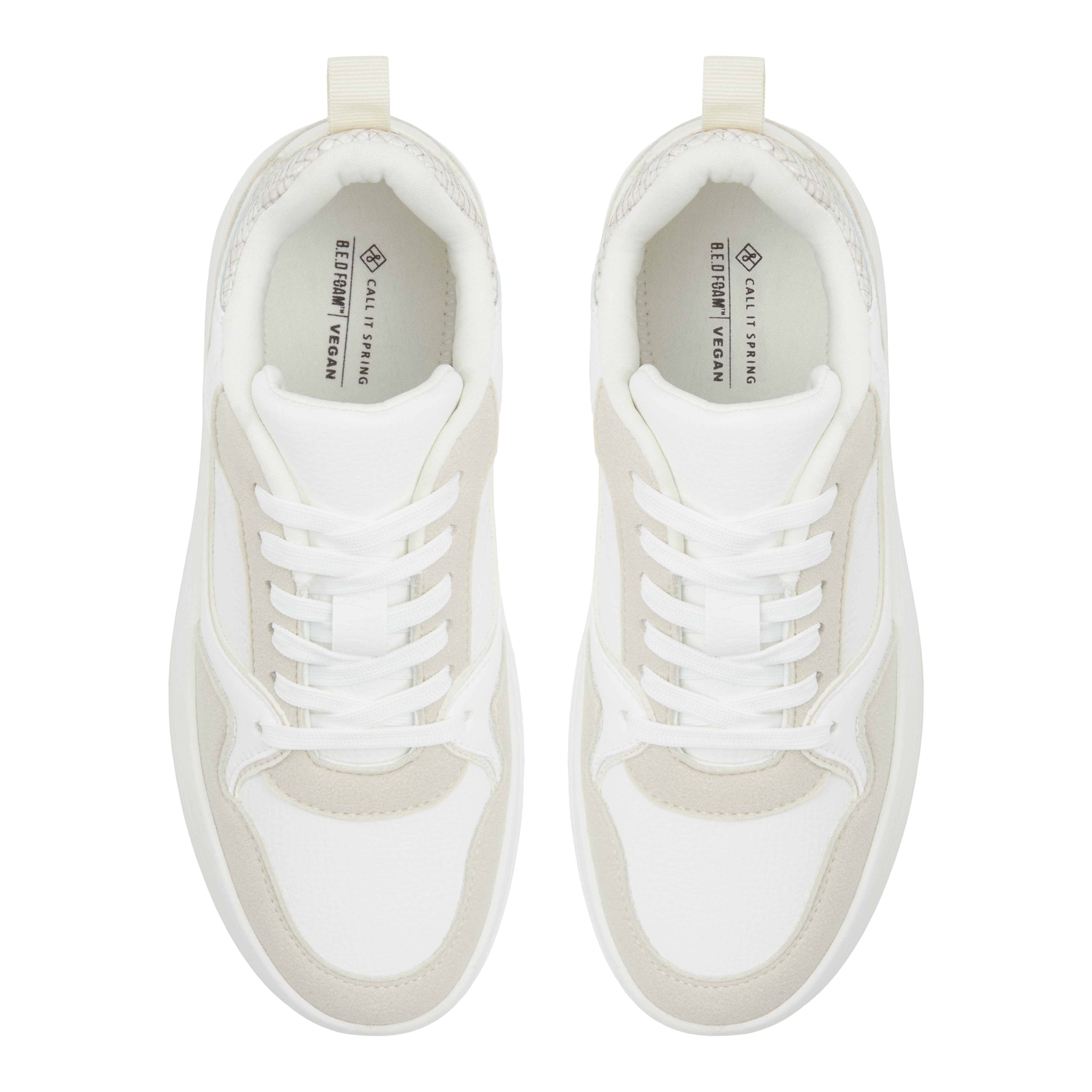 Eviie White Women's Retro Sneakers