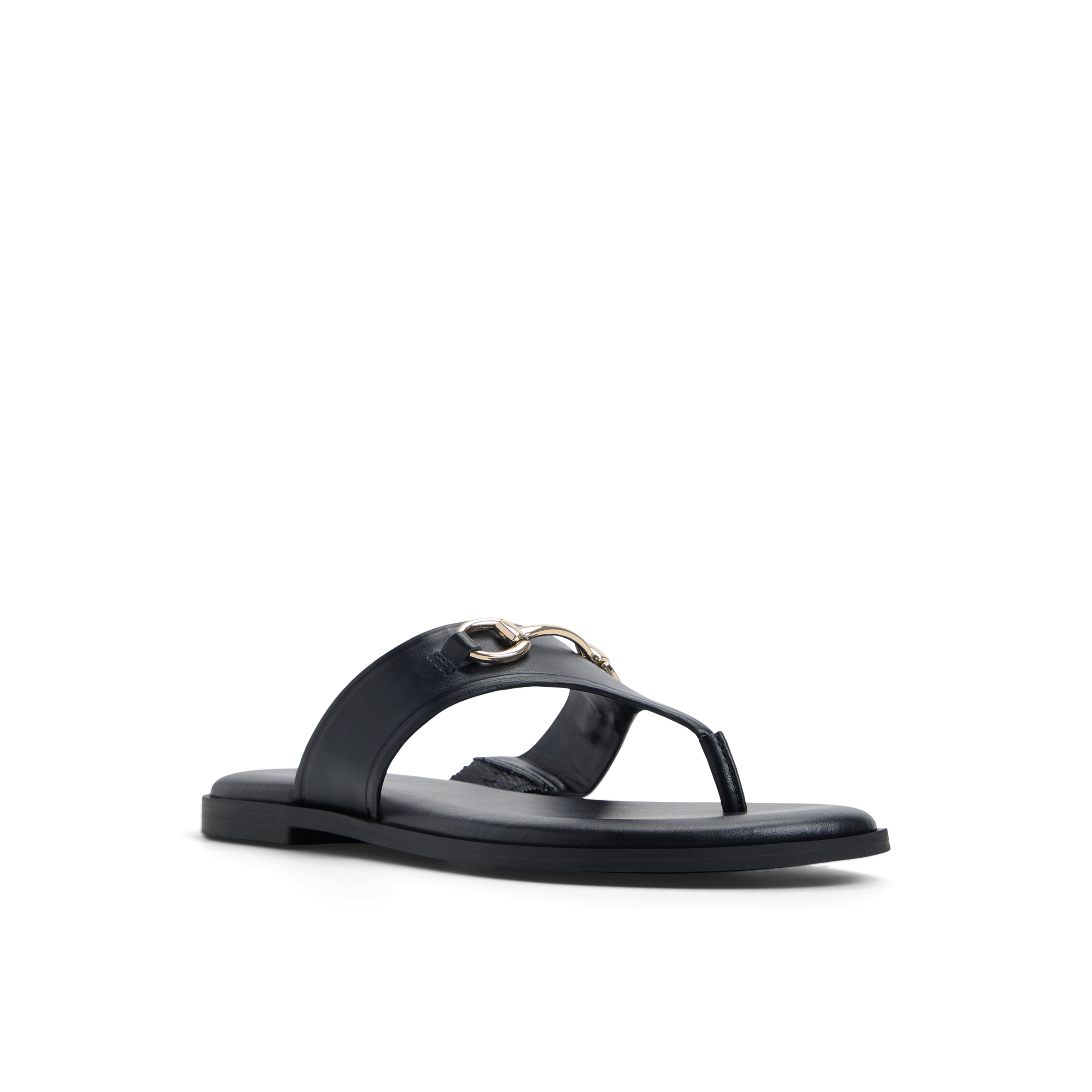 Evodie Black Women's Flat Sandals