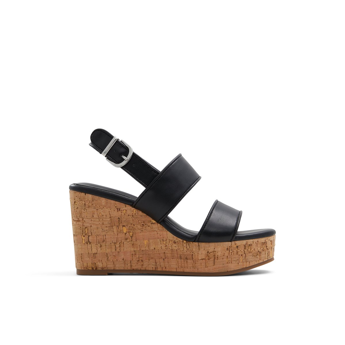 Black wooden platform sandals hot sale